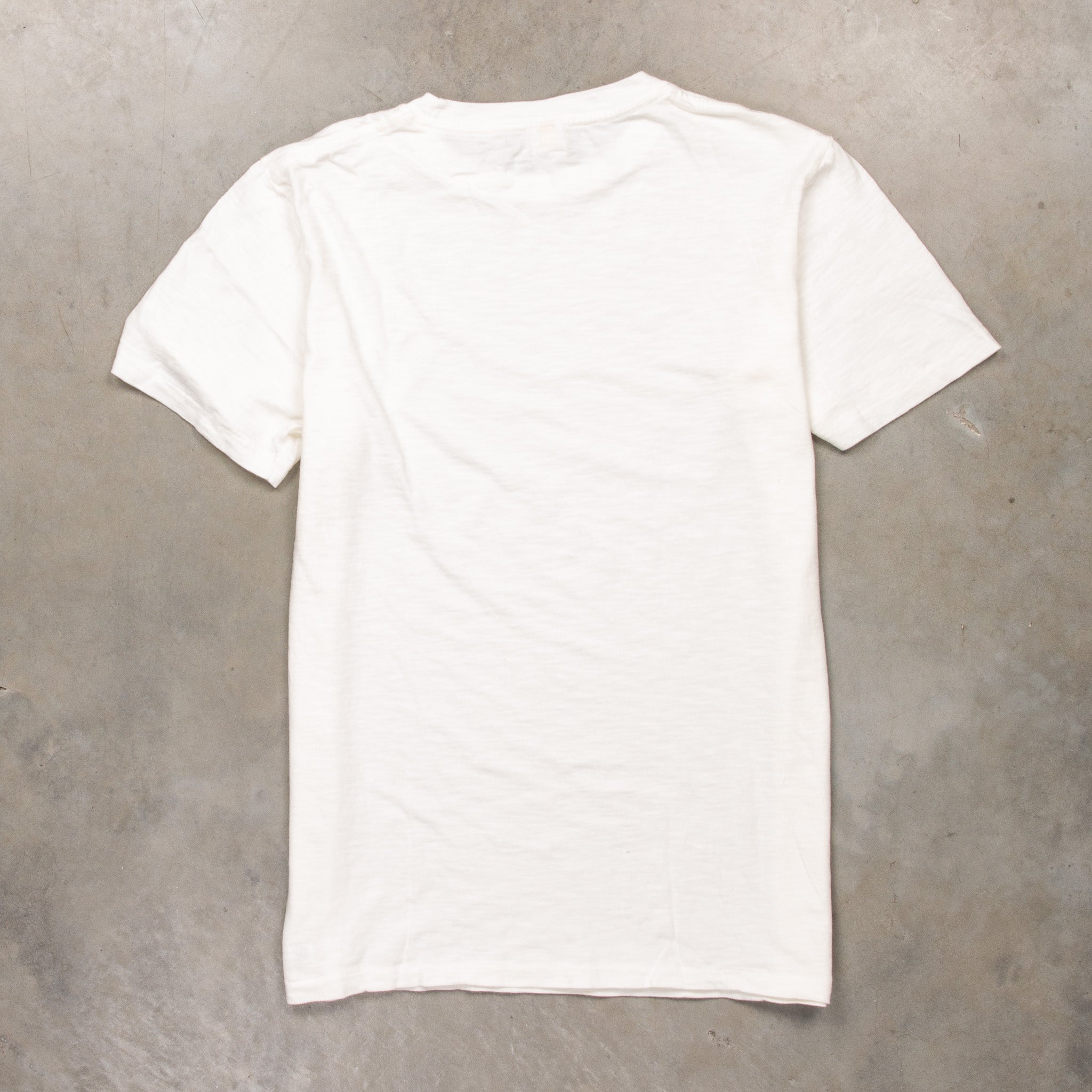 Velva Sheen Roll Tee in White