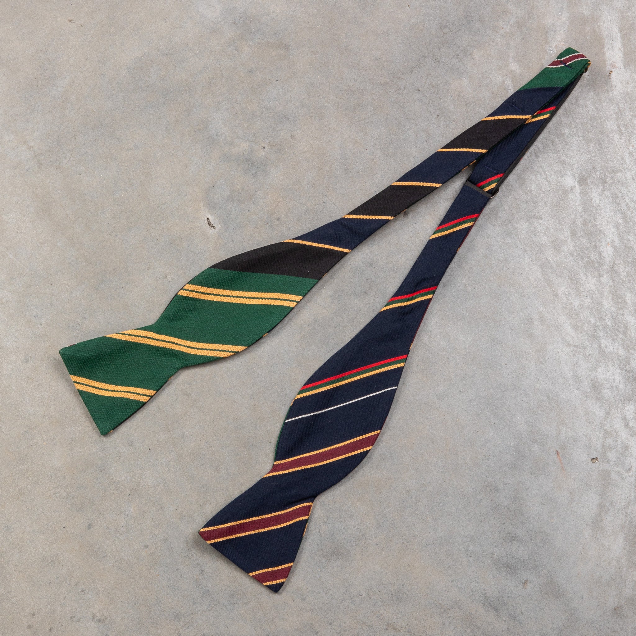 Engineered Garments Butterfly Bow Tie Multi Color Regimental Stripe