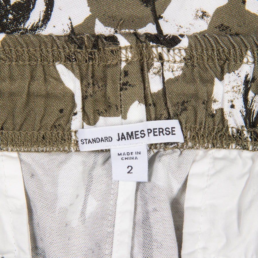 James Perse Camo Palm Print Short Jungle