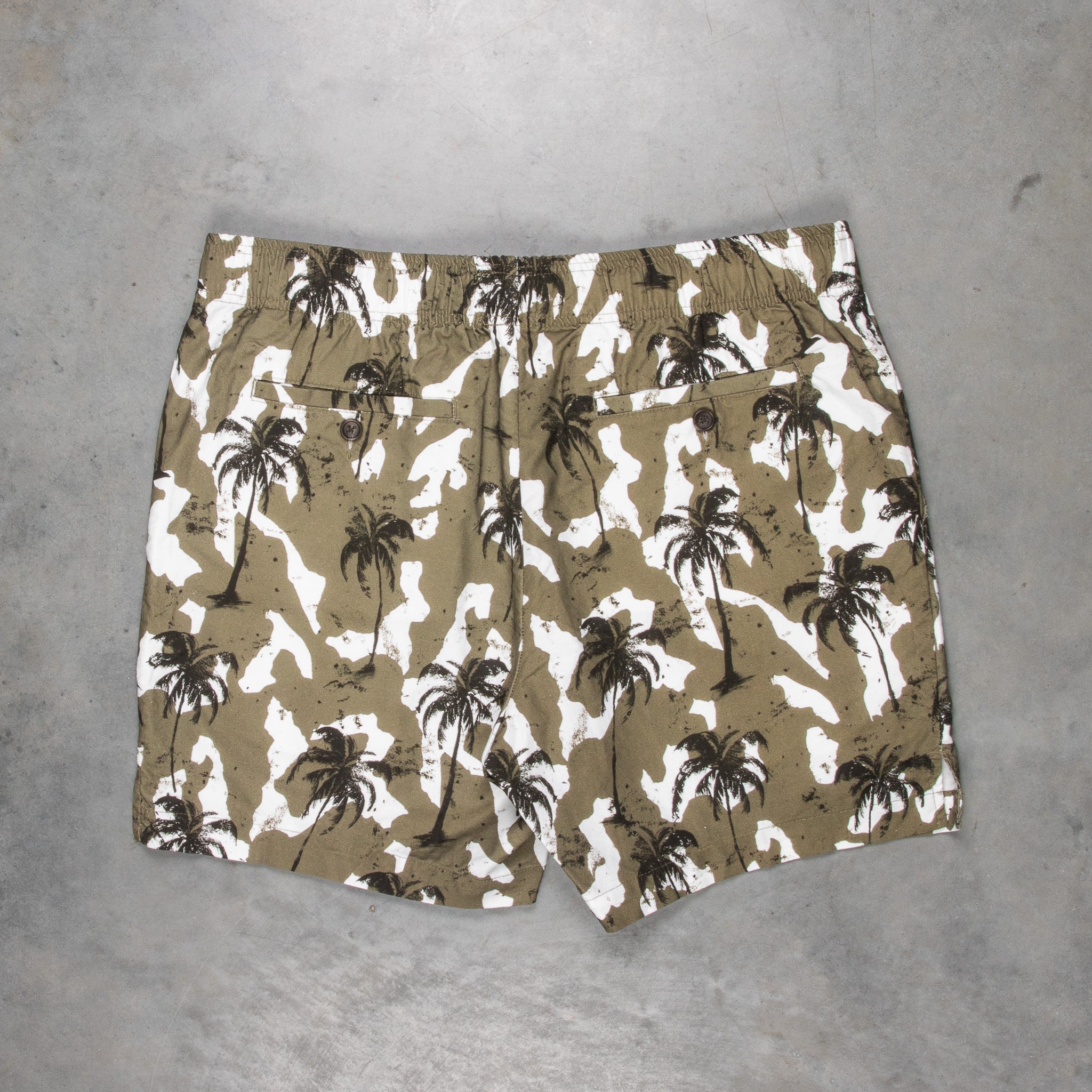 James Perse Camo Palm Print Short Jungle