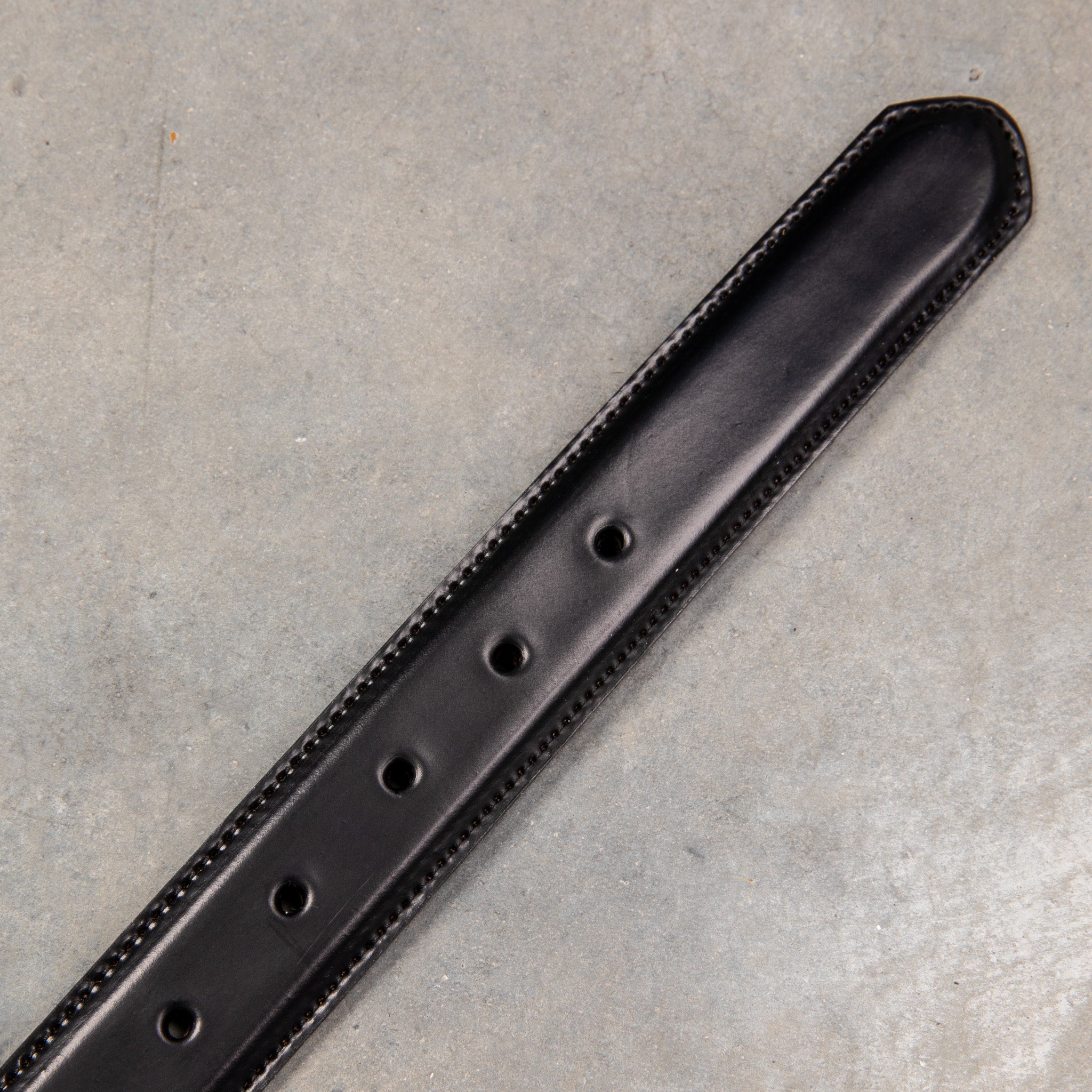 Alden Black Cordovan Belt Nickel Buckle