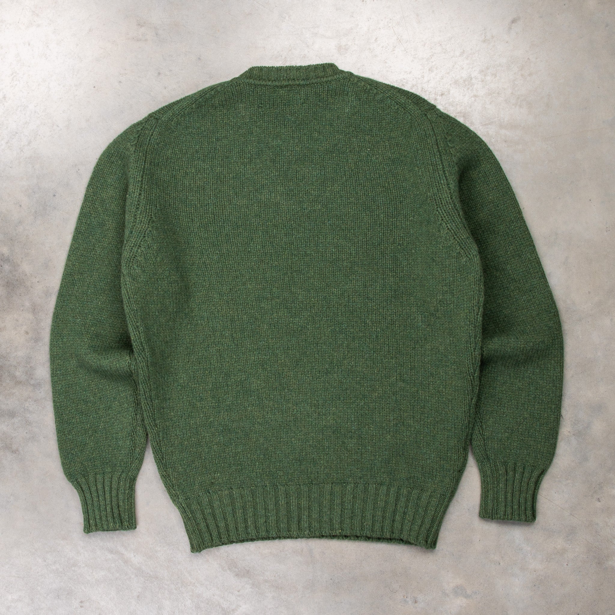 William Lockie x Frans Boone Alain Lambswool Crew Neck Rosemary