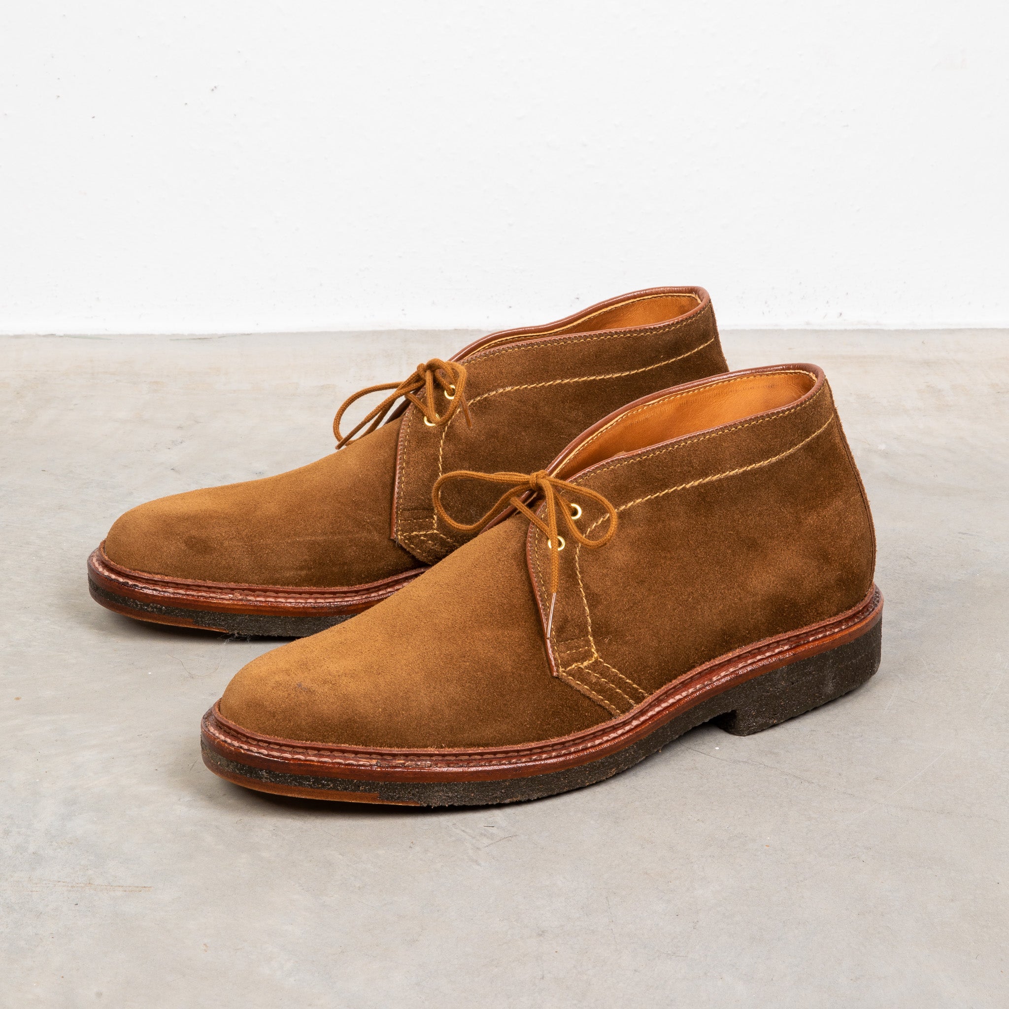 Alden x Frans Boone Chukka Snuff Suede on Crepe Sole