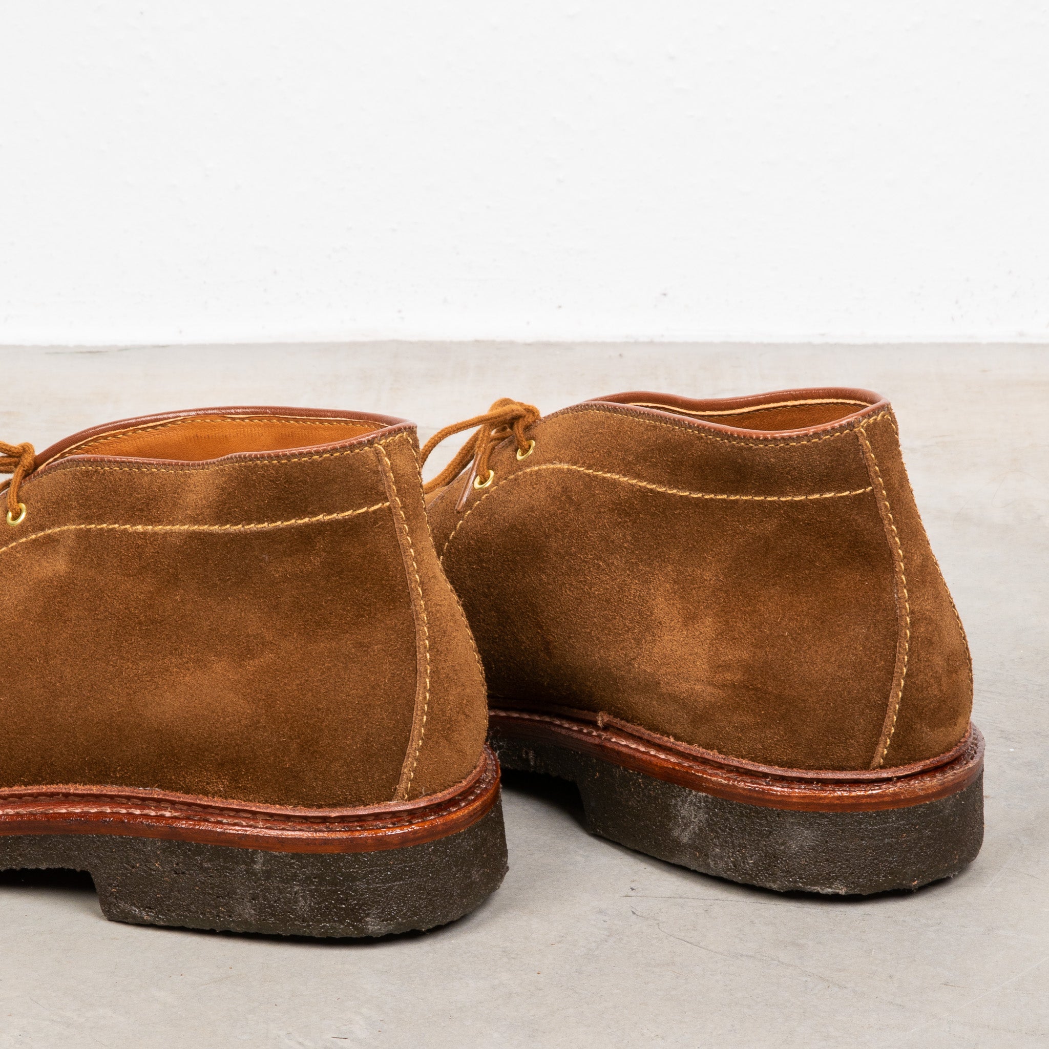 Alden x Frans Boone Chukka Snuff Suede on Crepe Sole