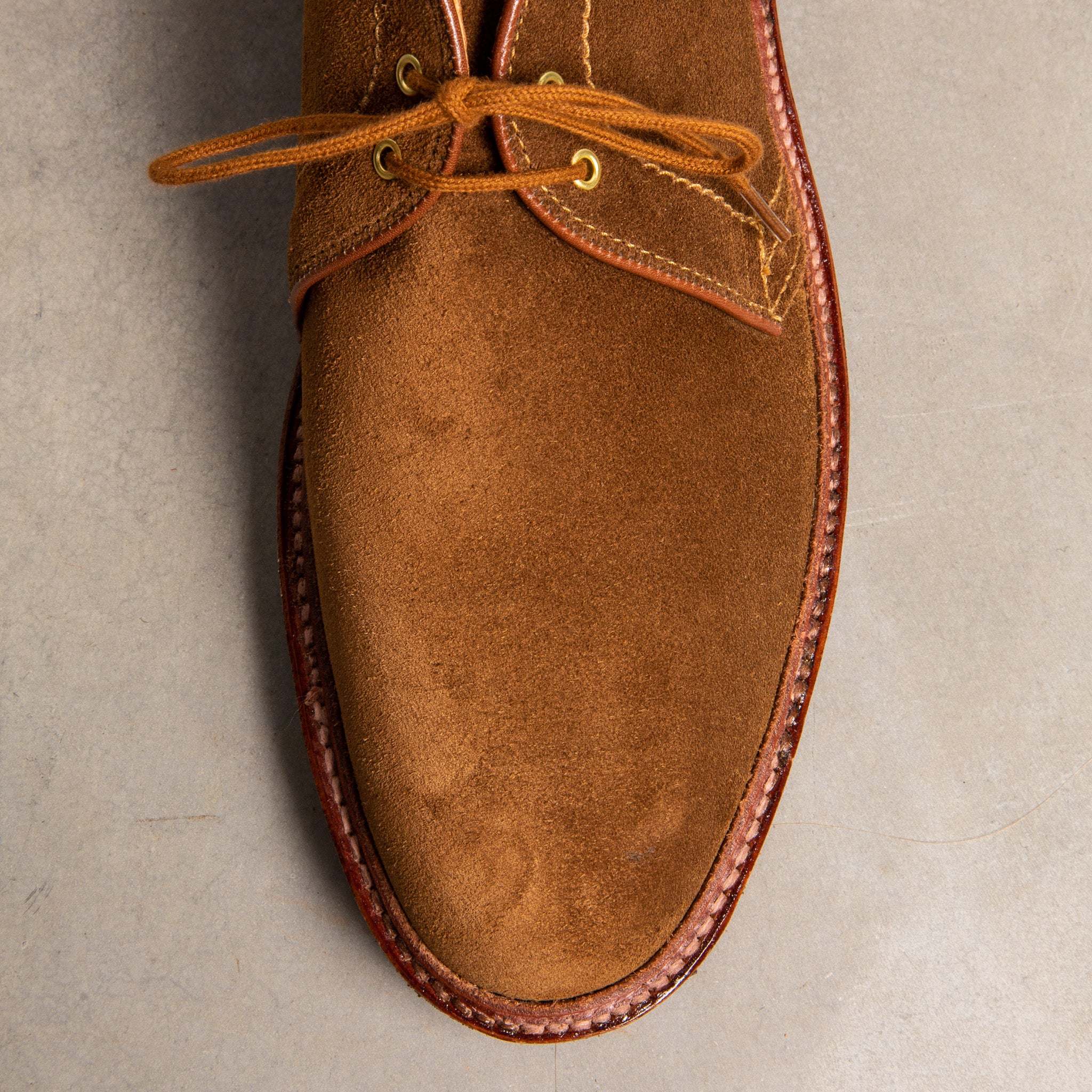 Alden x Frans Boone Chukka Snuff Suede on Crepe Sole