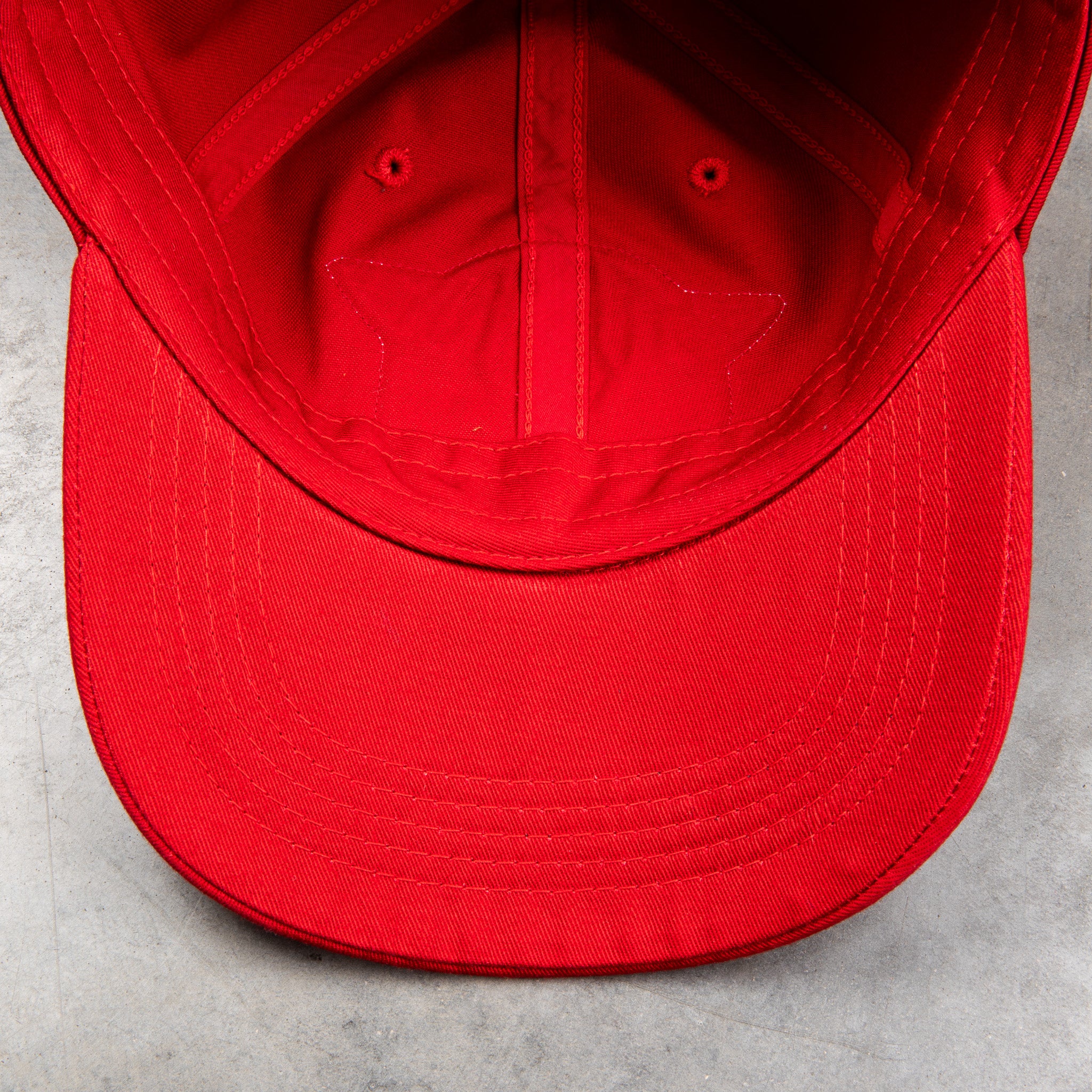 The Real McCoy&#39;s Logo Baseball Cap Red