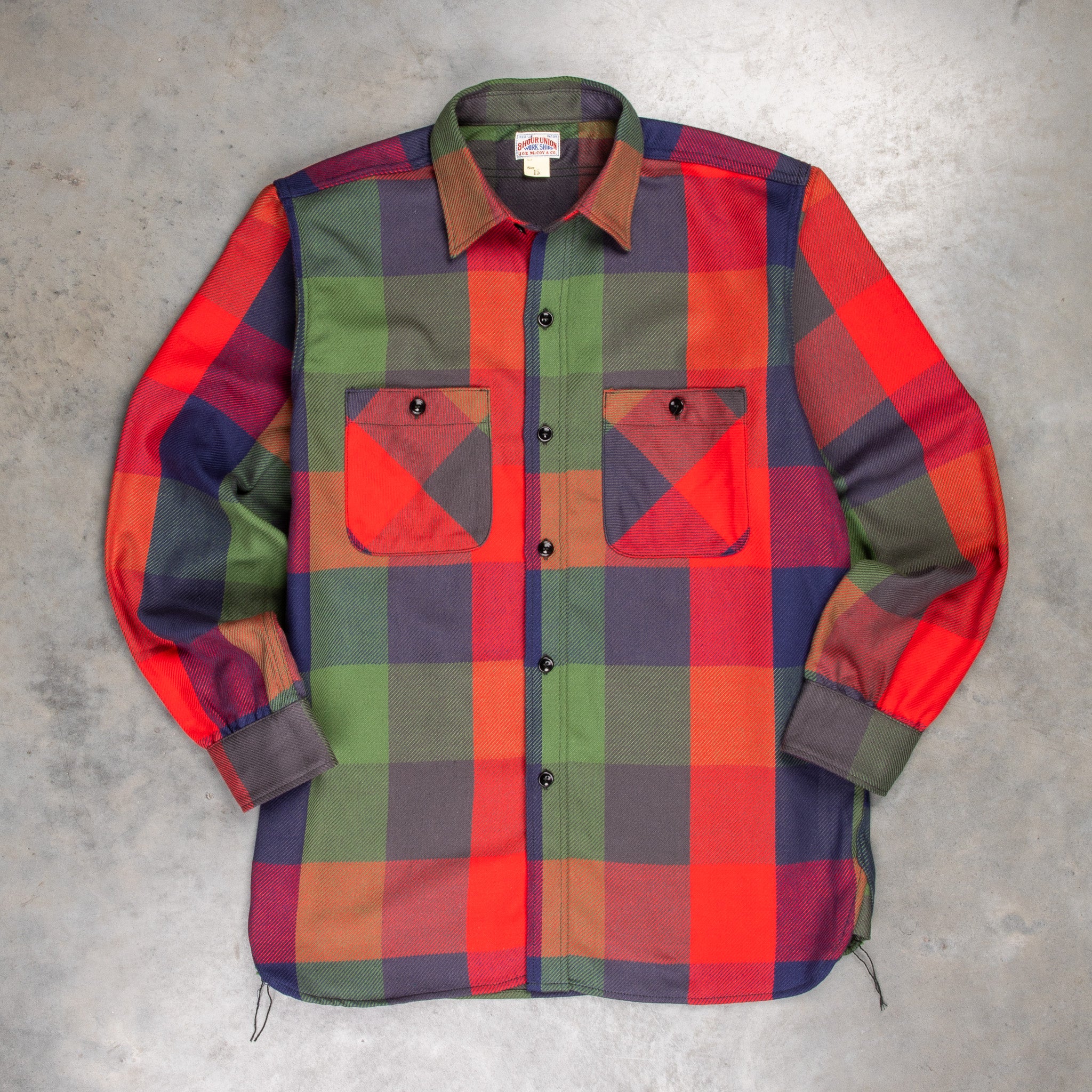 The Real McCoy&#39;s 8HU Multicolor Check Flannel Shirt
