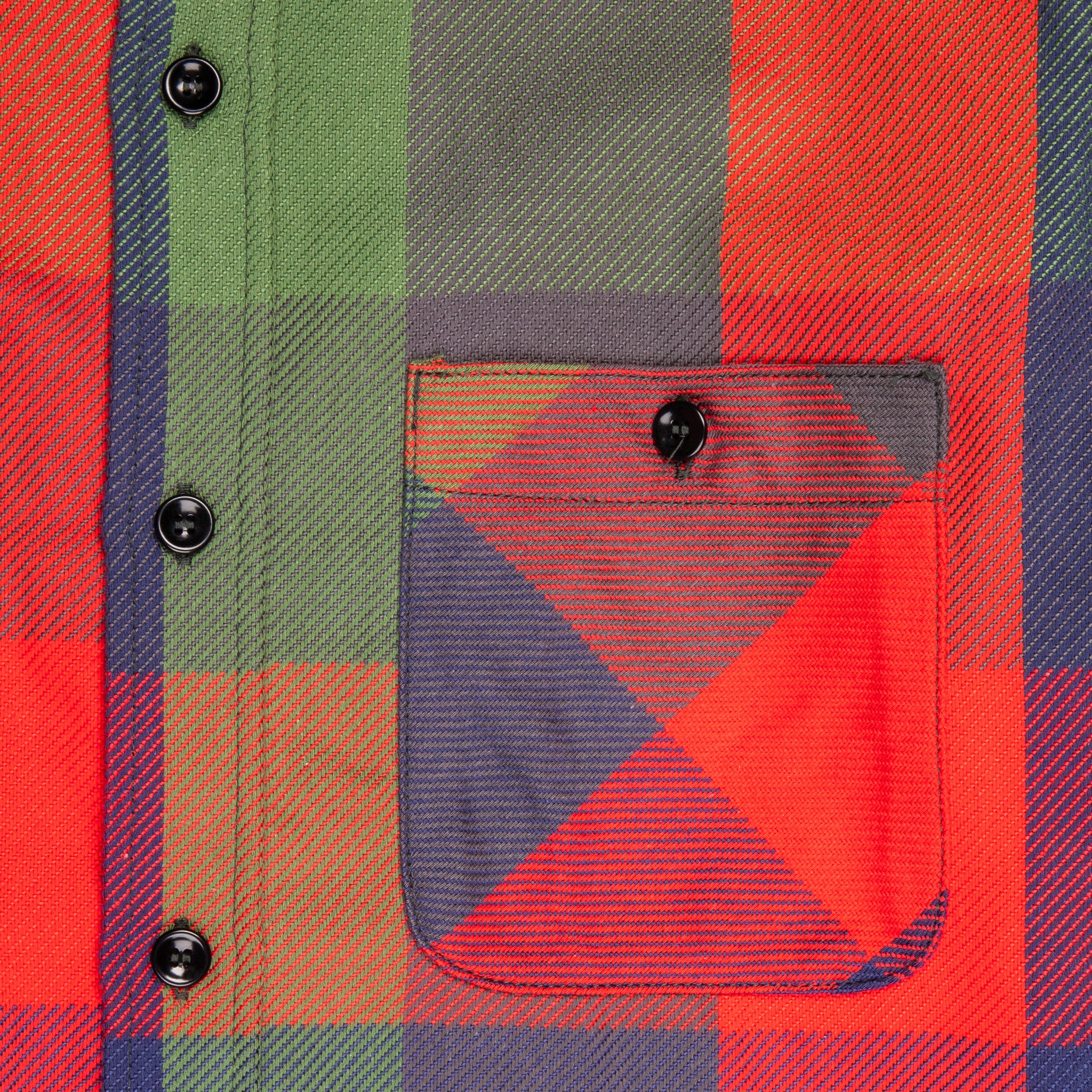 The Real McCoy's 8HU Multicolor Check Flannel Shirt – Frans The Real McCoy's 8HU Multicolor Check Flannel Shirt – Frans