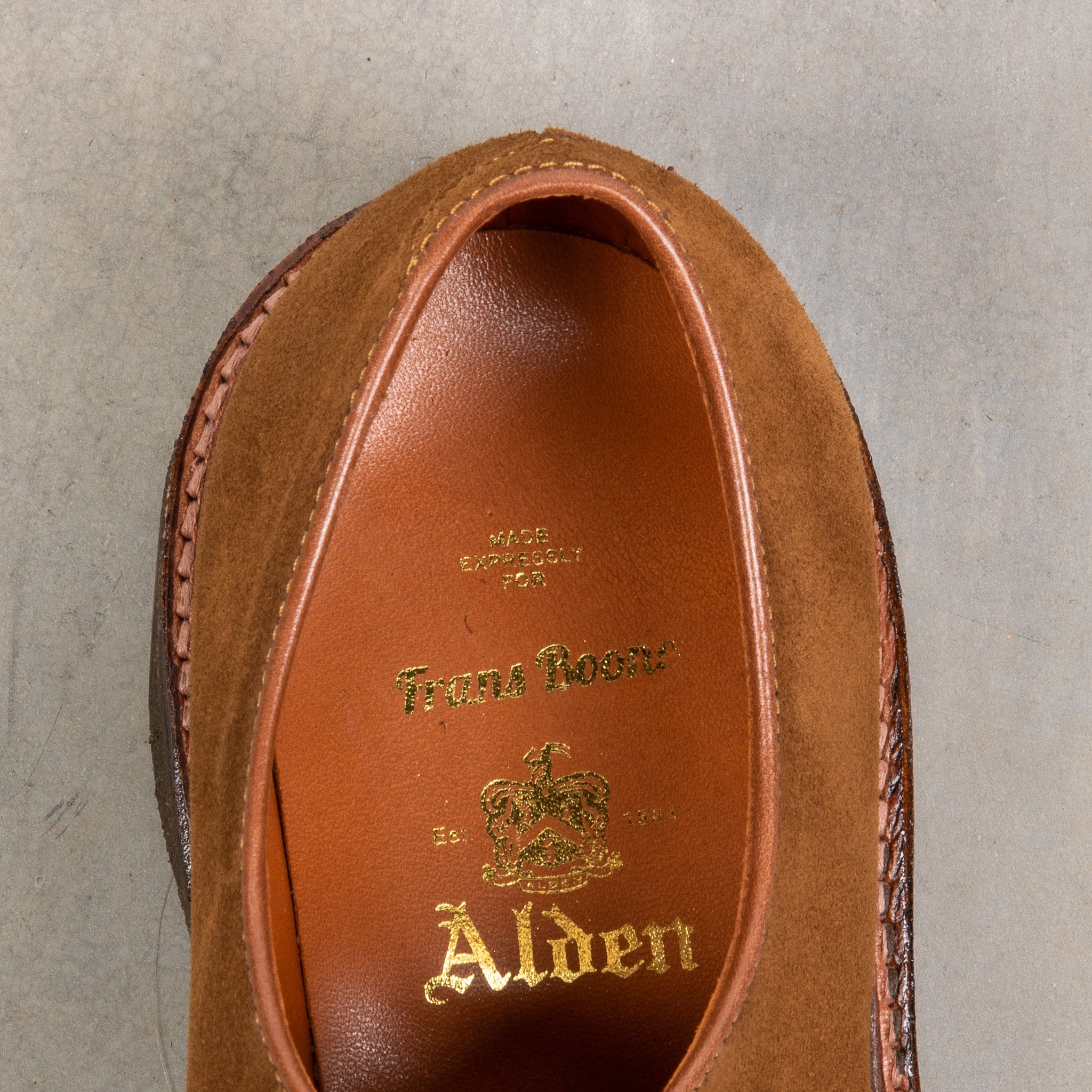 Alden Snuff Suede PT Blucher on Crepe