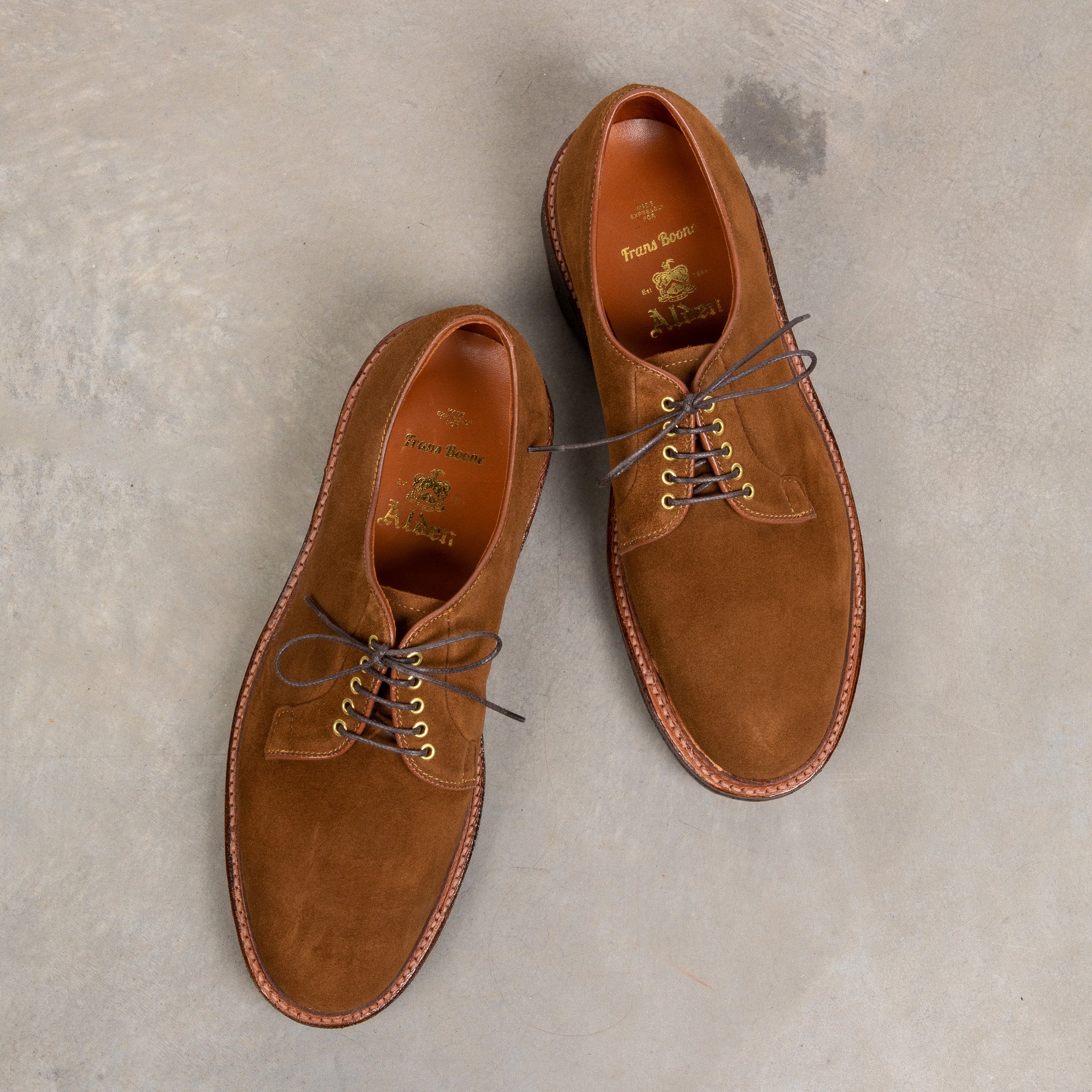 Alden Snuff Suede PT Blucher on Crepe