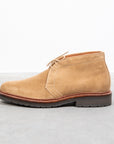 Alden x Frans Boone Tan calf Suede Chukka on Rubber sole