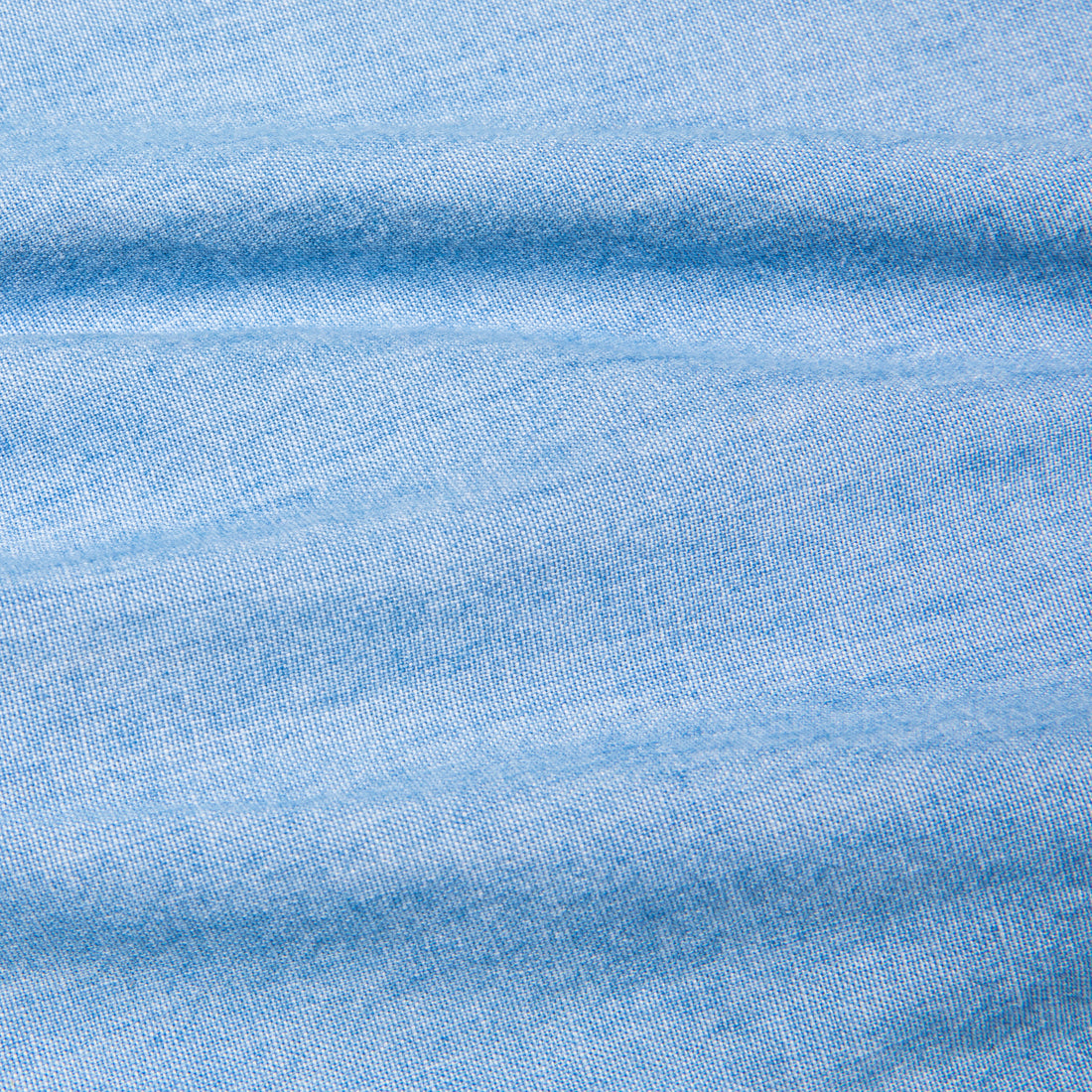 Orslow Safari Button Down Chambray Shirt Bleached