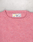 Laurence J. Smith Super Soft Seamless Crew Neck Pullover Heather Orchid