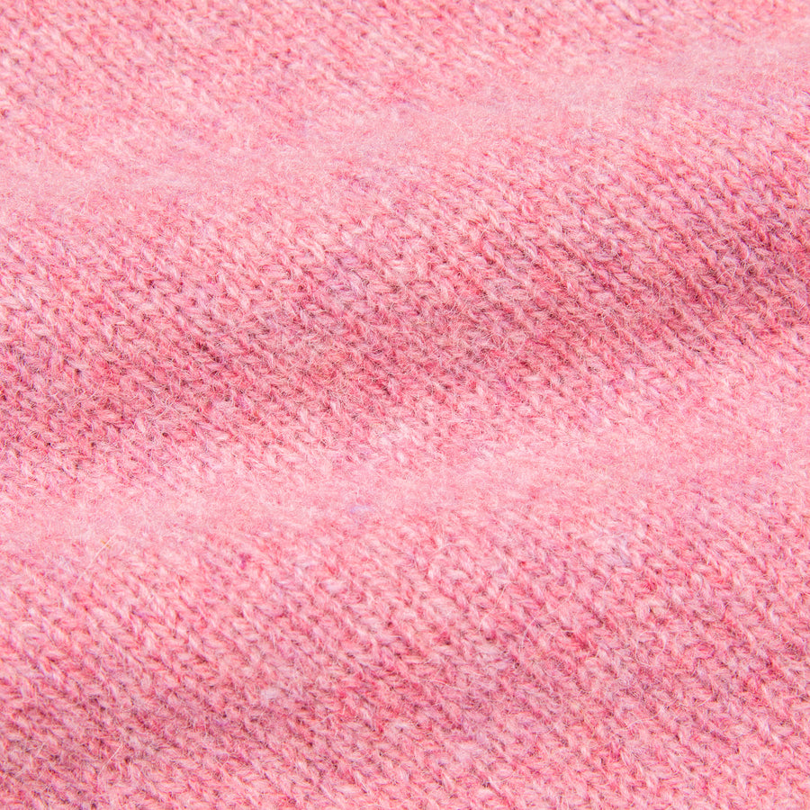 Laurence J. Smith Super Soft Seamless Crew Neck Pullover Heather Orchid