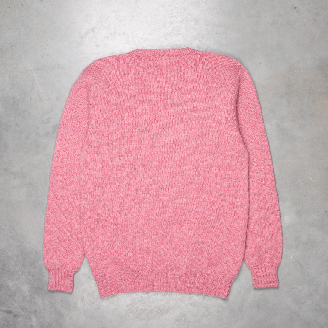 Laurence J. Smith Super Soft Seamless Crew Neck Pullover Heather Orchid