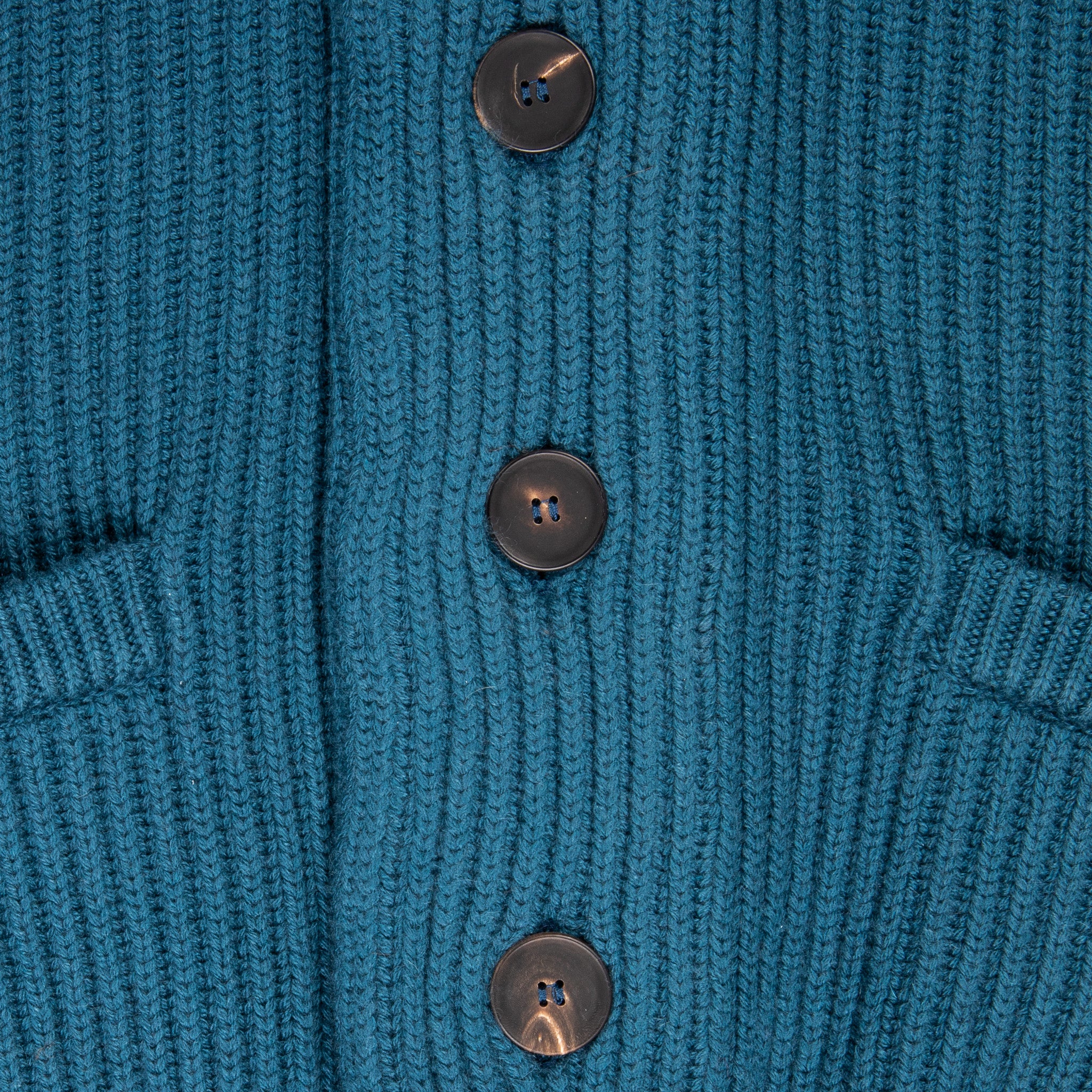 William Lockie x Frans Boone Cashmere Cardigan Steve Teal
