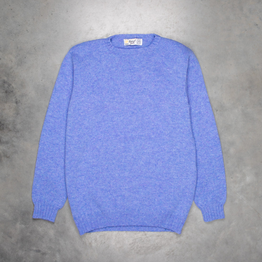 Laurence J. Smith  Super soft Seamless Crew Neck Pullover Cornflower