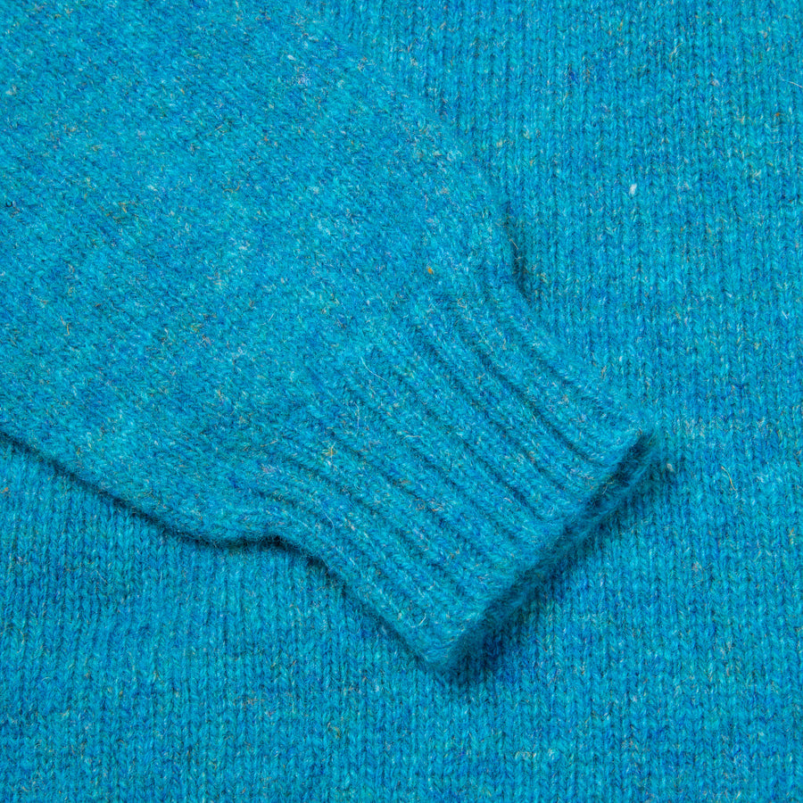 Laurence J. Smith Super soft Seamless Crew Neck Pullover Azure