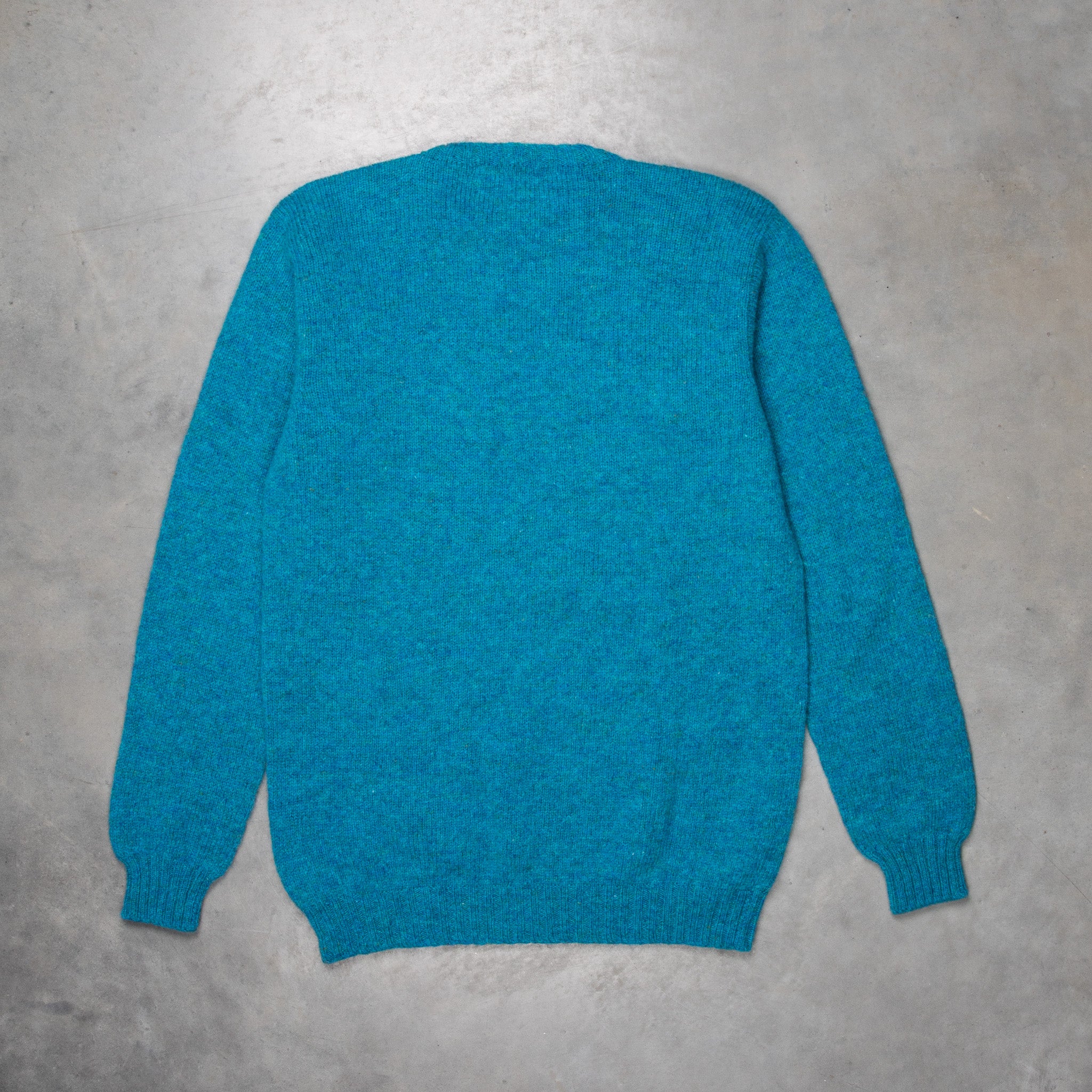 Laurence J. Smith Super soft Seamless Crew Neck Pullover Azure