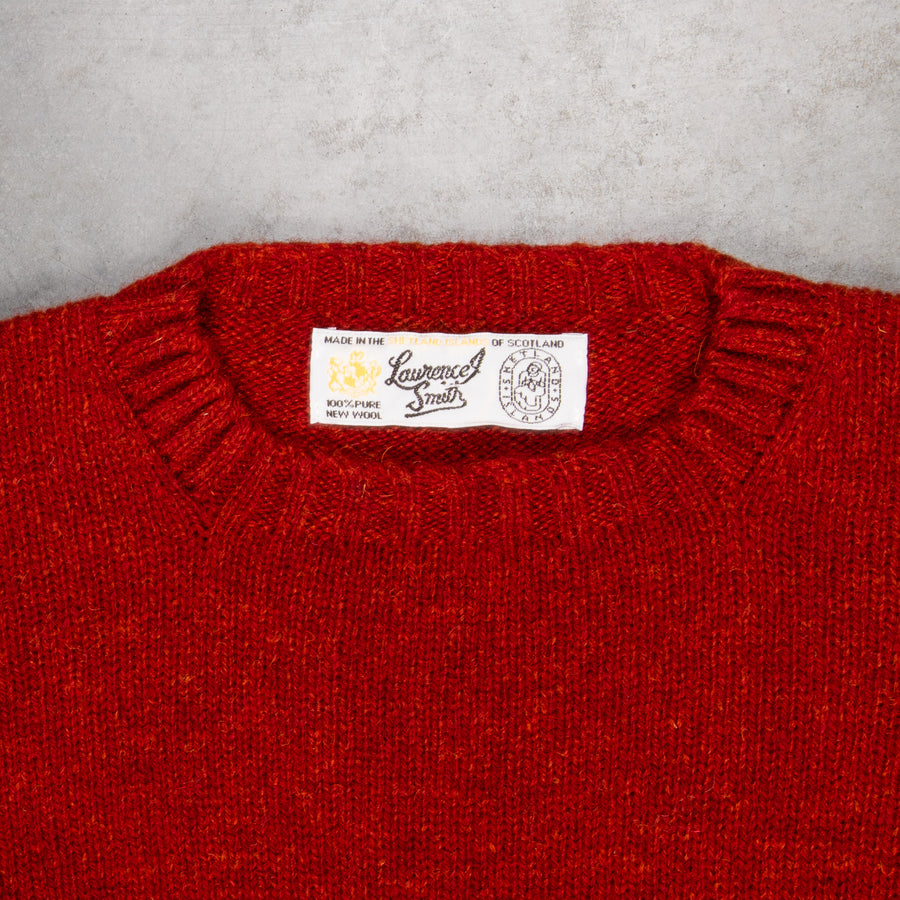 Laurence J. Smith Super soft Seamless Crew Neck Pullover Blaze