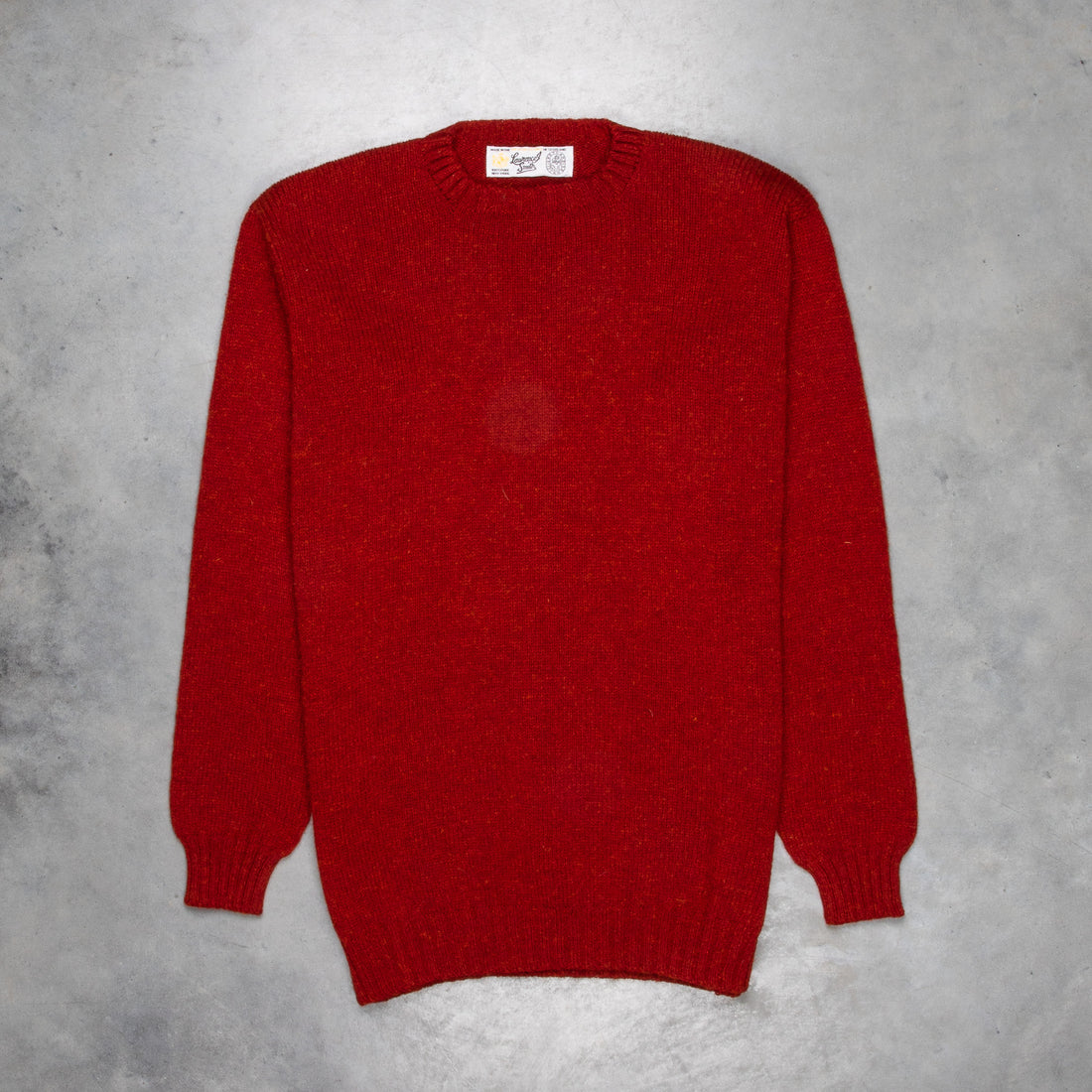 Laurence J. Smith Super soft Seamless Crew Neck Pullover Blaze
