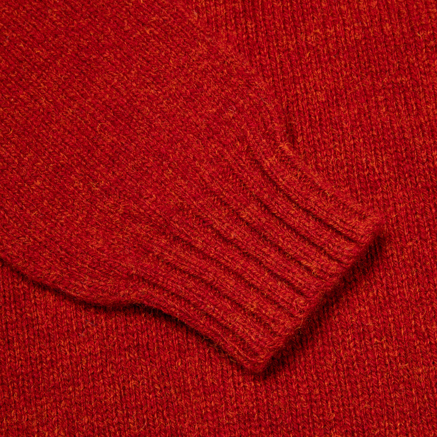 Laurence J. Smith Super soft Seamless Crew Neck Pullover Blaze