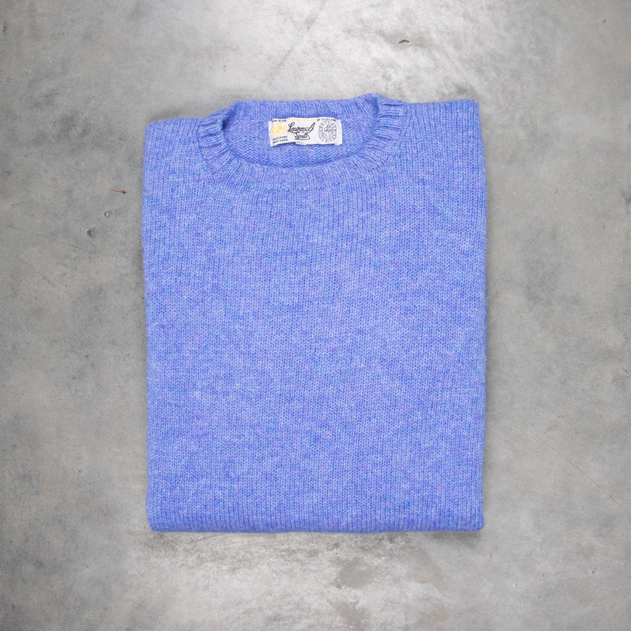Laurence J. Smith  Super soft Seamless Crew Neck Pullover Cornflower