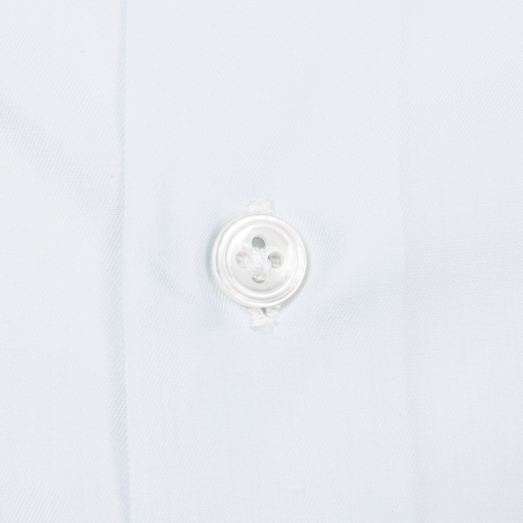 Finamore Milano Collo Luigi Carlo Riva 180&#39;s Twill Shirt Celeste