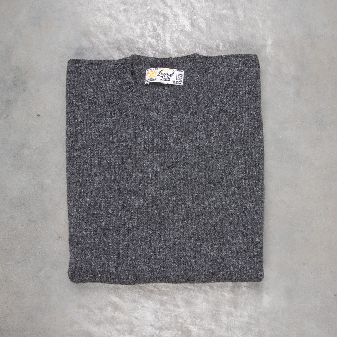 Laurence J. Smith Super soft Seamless Crew Neck Pullover Oxford