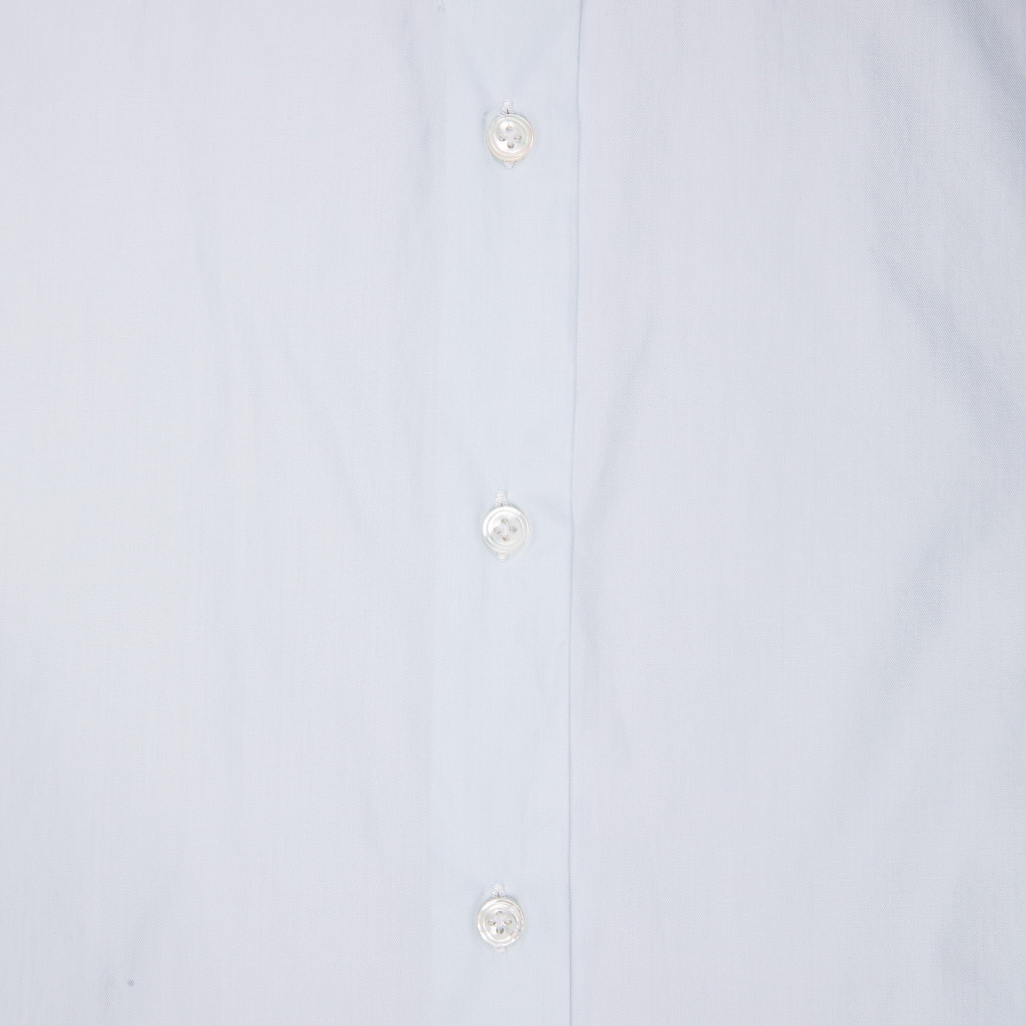 Finamore Napoli Collo Luigi Carlo Riva 180's Twill Shirt Celeste