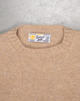 Laurence J. Smith Super soft Seamless Crew Neck Pullover Oatmilk