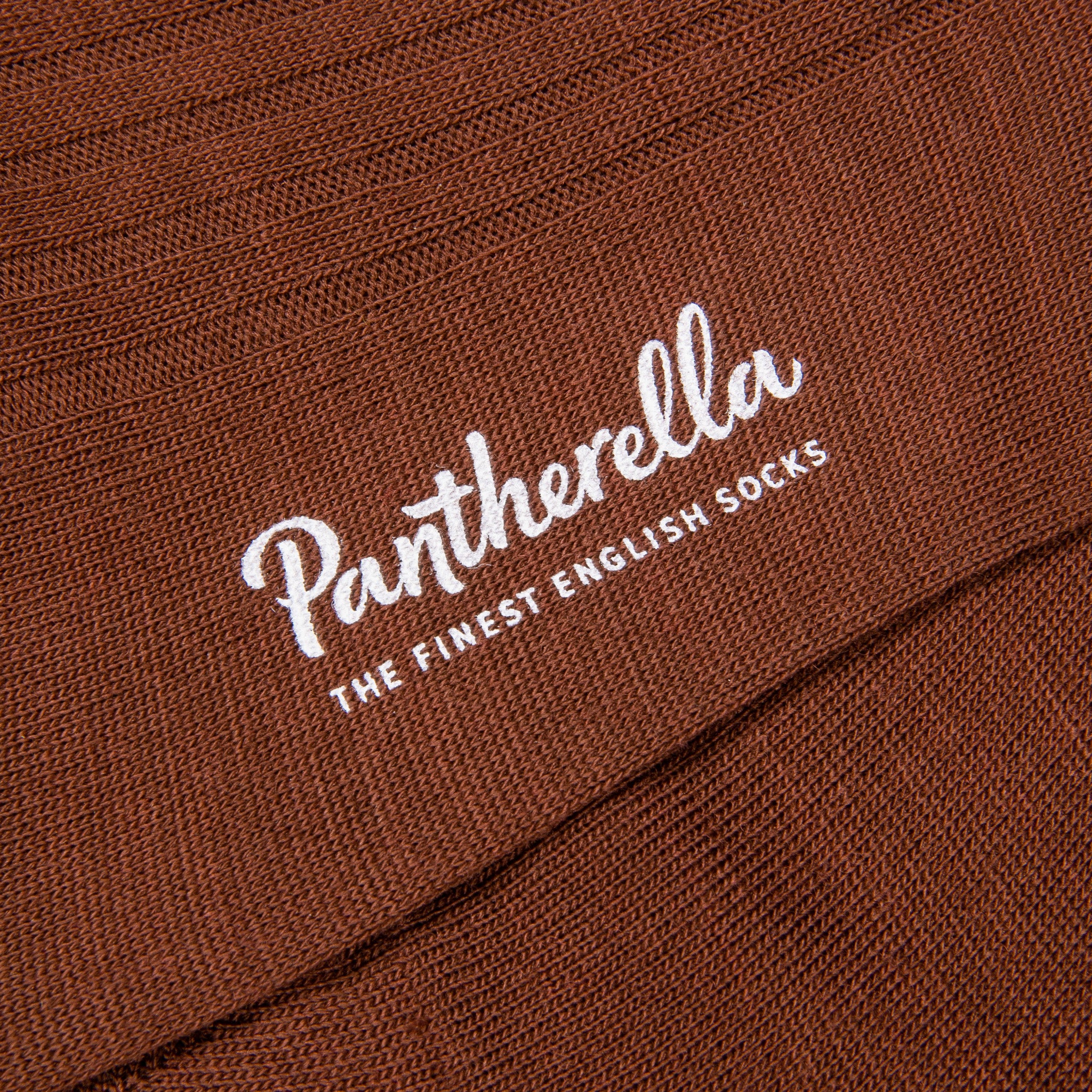 Pantherella Laburnum Merino Wool Ankle High Socks Conker