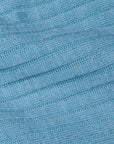 Pantherella Laburnum Merino Wool Ankle High Socks Blue Mist