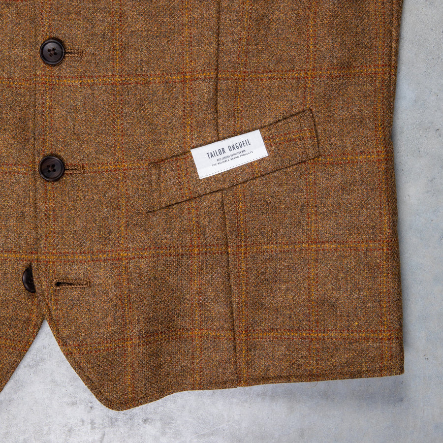 Orgueil OR-4238 Lovat Tweed Gilet L.Brown