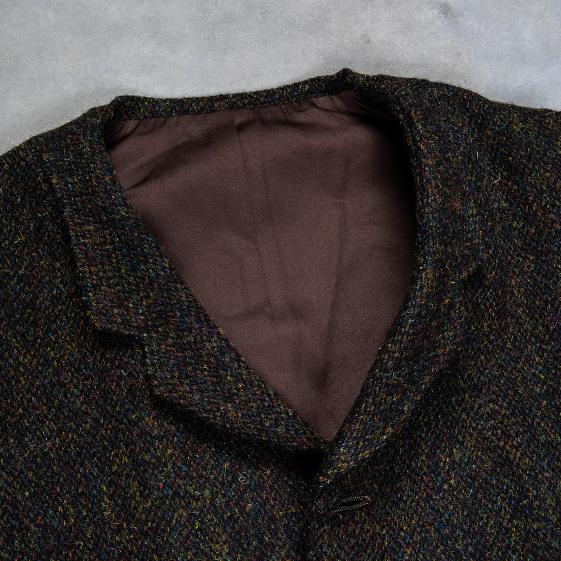 Orgueil OR-4239 Harris Tweed Gilet Dark Green