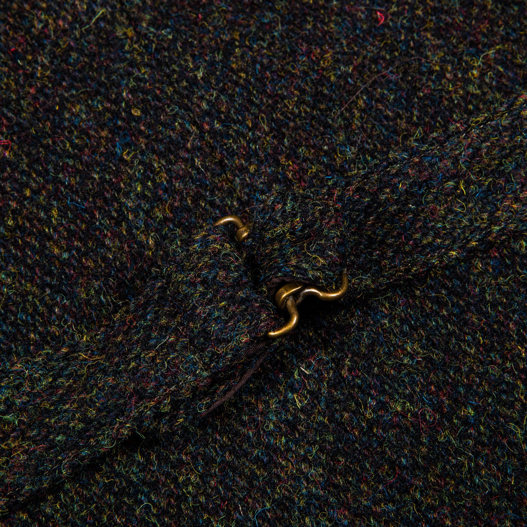Orgueil OR-4239 Harris Tweed Gilet Dark Green
