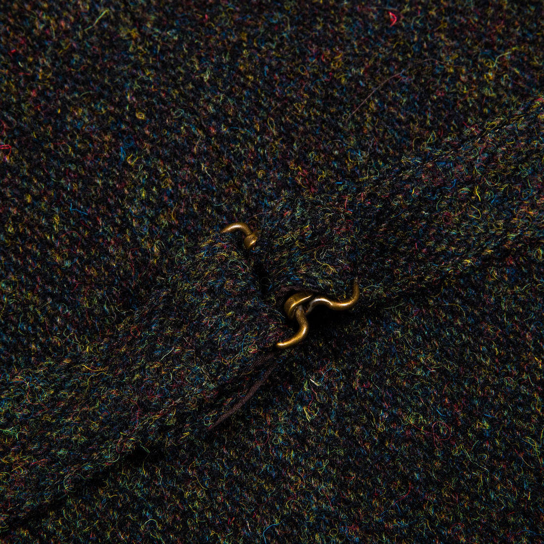Orgueil OR-4239 Harris Tweed Gilet Dark Green