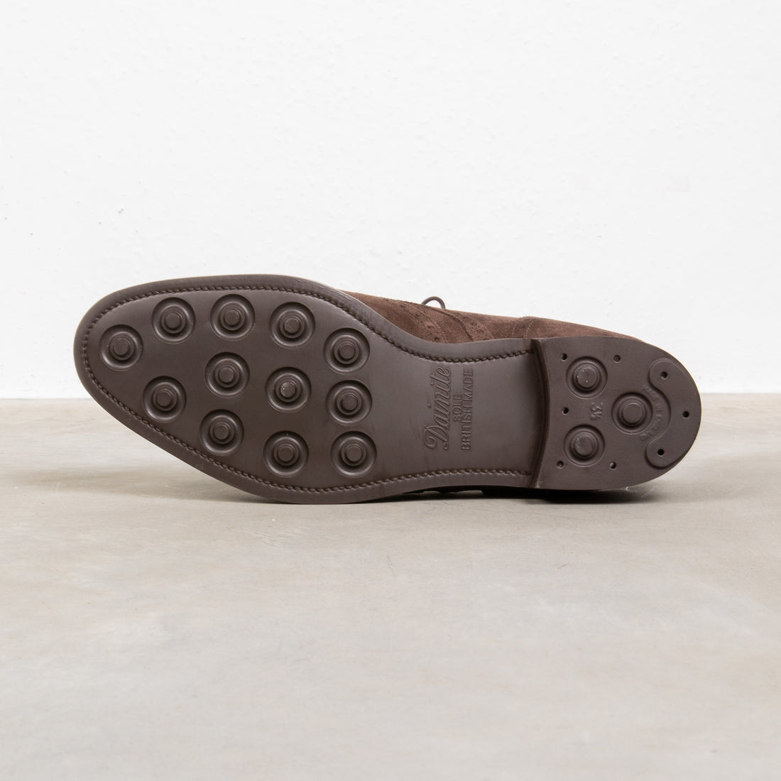 Edward Green Sandringham in Espresso Suede on Dainite Sole