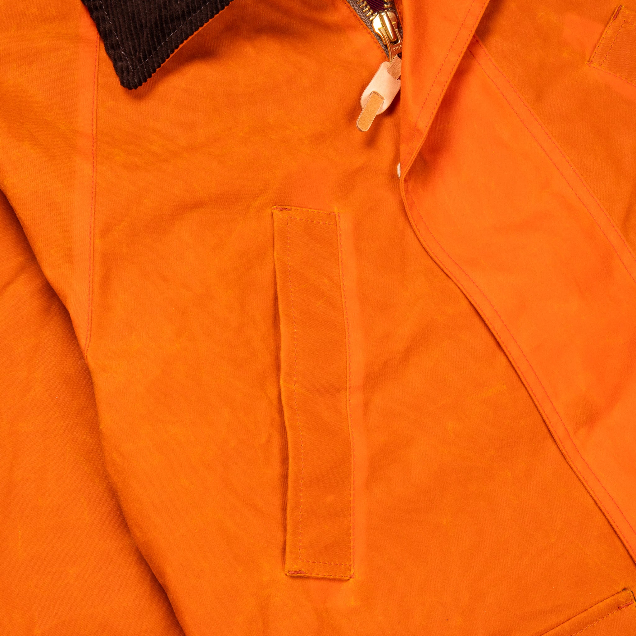 Manifattura Ceccarelli Rain Caban Wax cloth Orange