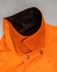Manifattura Ceccarelli Rain Caban Wax cloth Orange