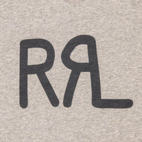 RRL Short Sleeve Logo T-shirt Heather grey