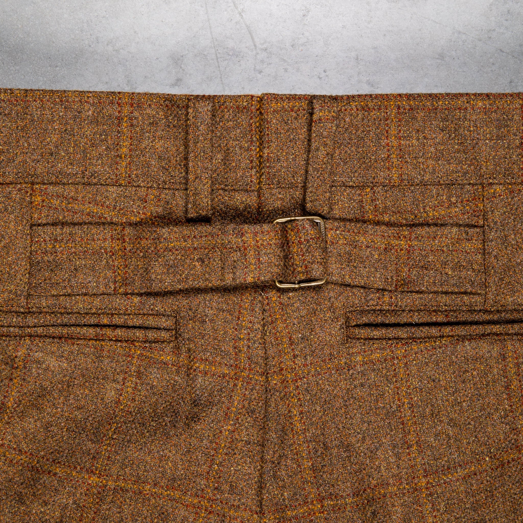 Orgueil OR-1092 Lovat Tweed Trousers L. Brown