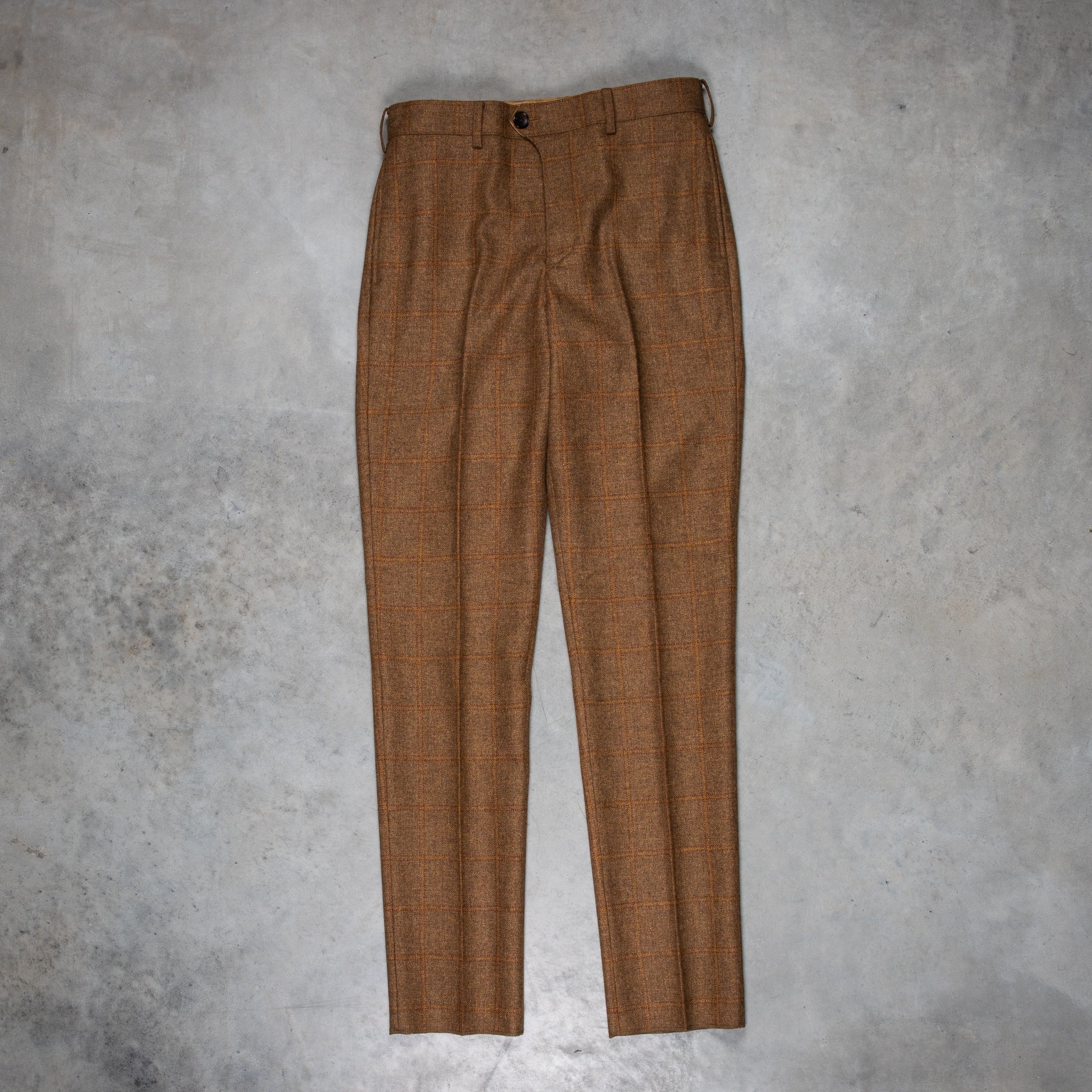 Orgueil OR-1092 Lovat Tweed Trousers L. Brown