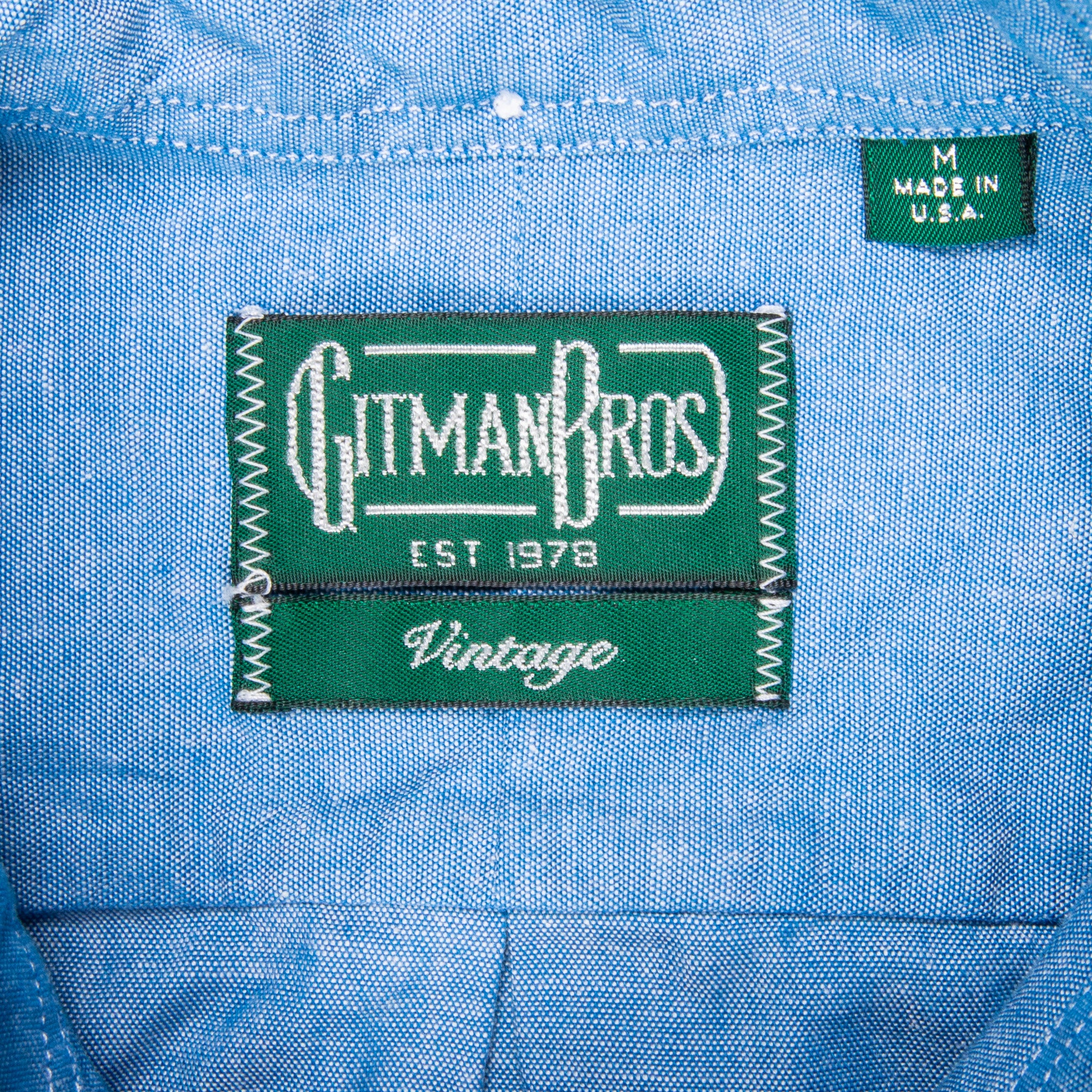 Gitman Vintage Button-Down Shirt Blue Chambray