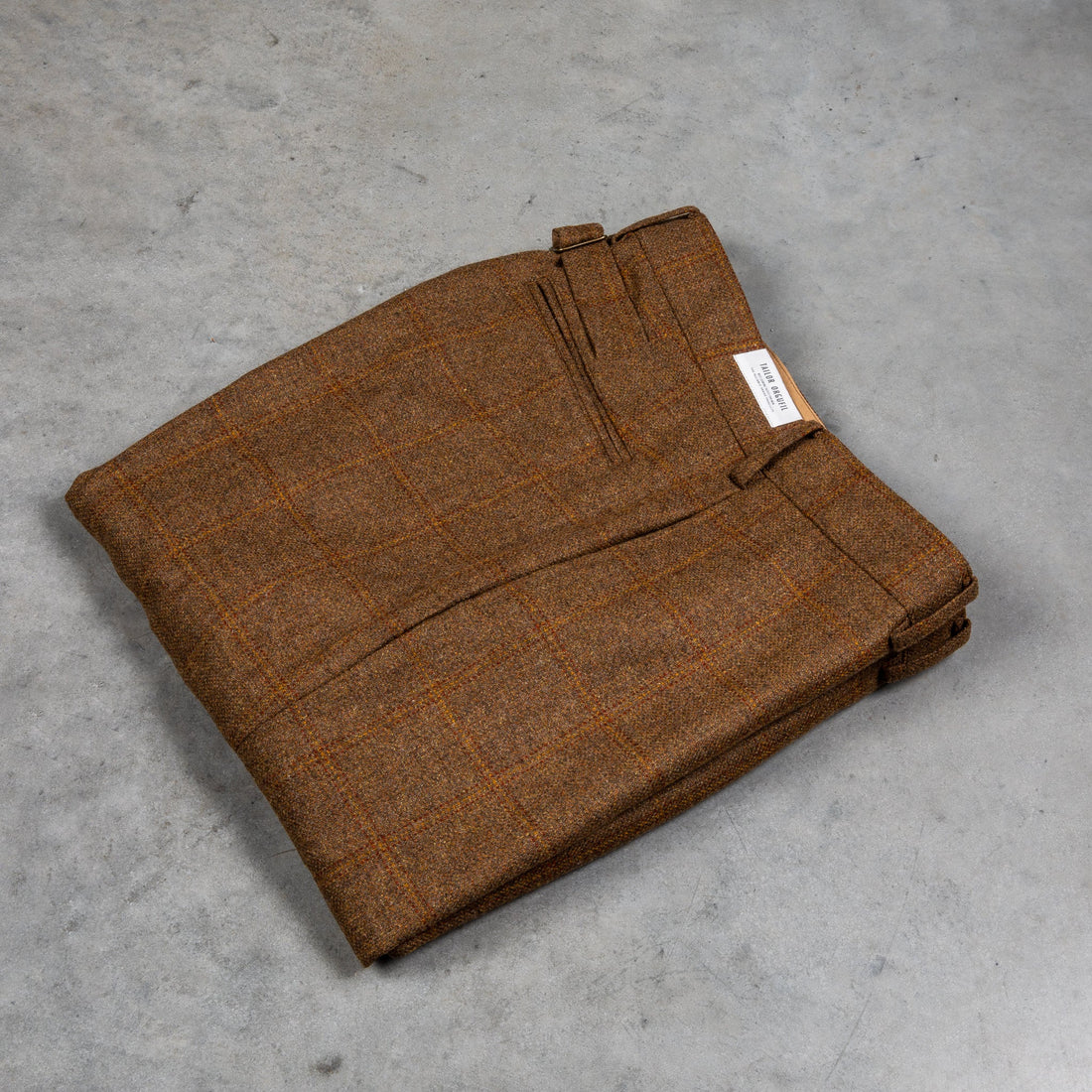 Orgueil OR-1092 Lovat Tweed Trousers L. Brown