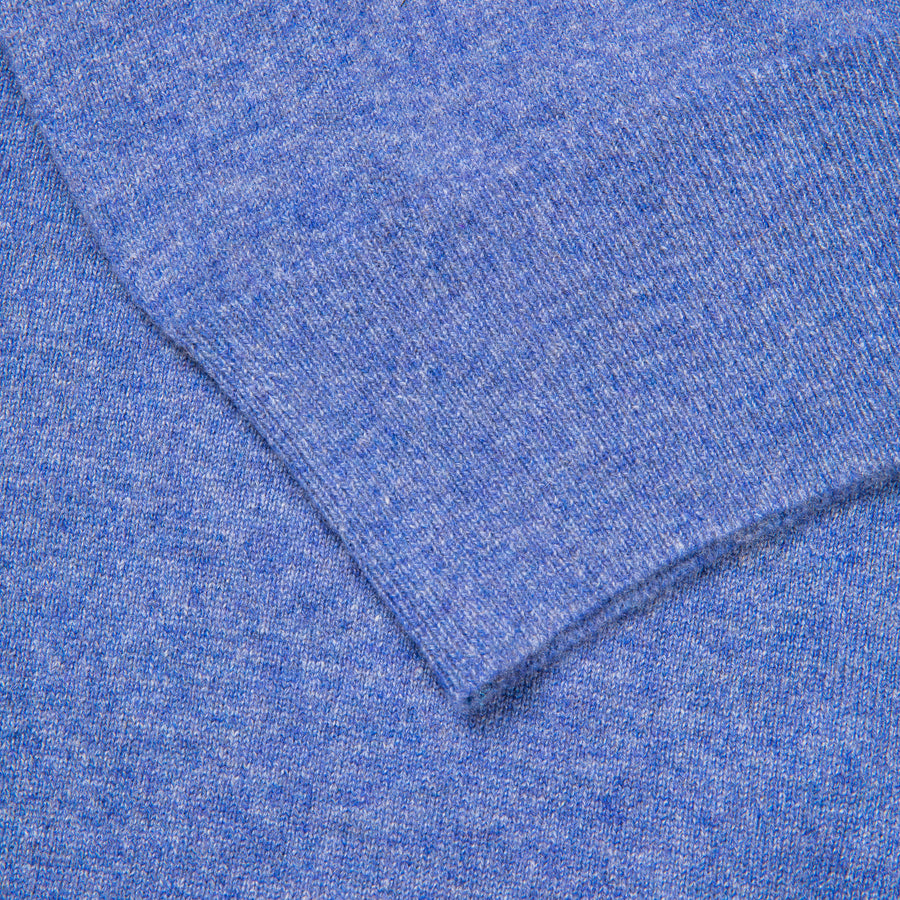 William Lockie Oxton Cashmere Crew Neck Lapis