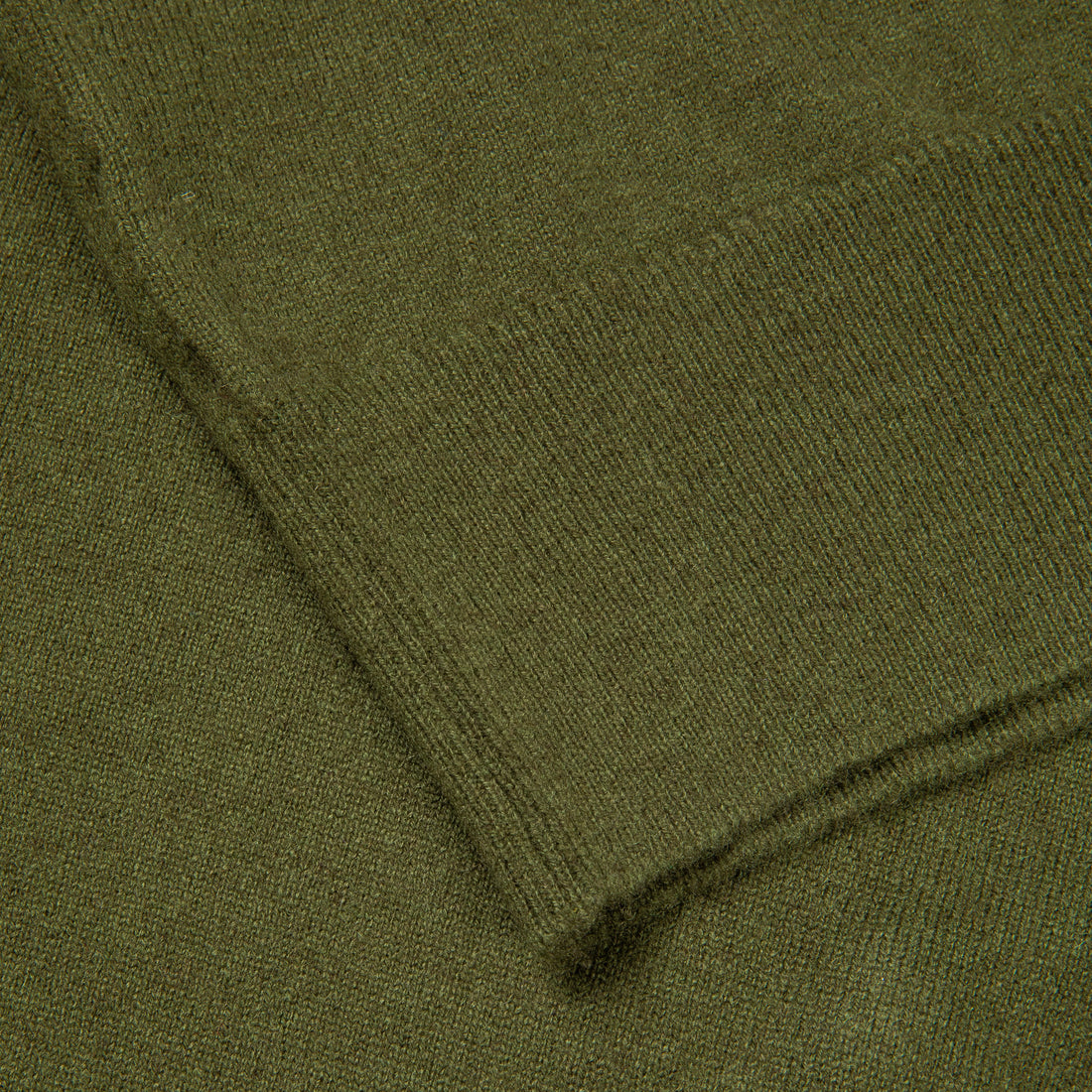 William Lockie Oxton Cashmere V-Neck Loden