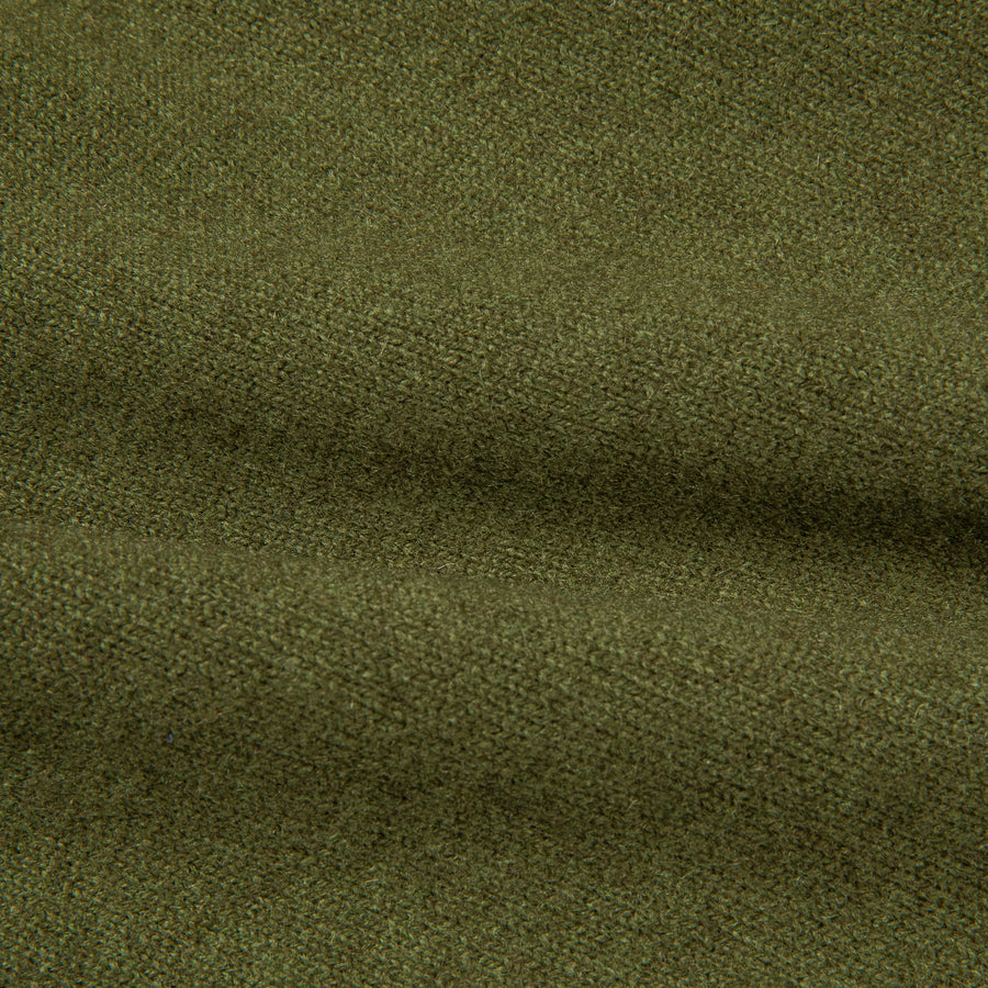 William Lockie Oxton Cashmere V-Neck Loden