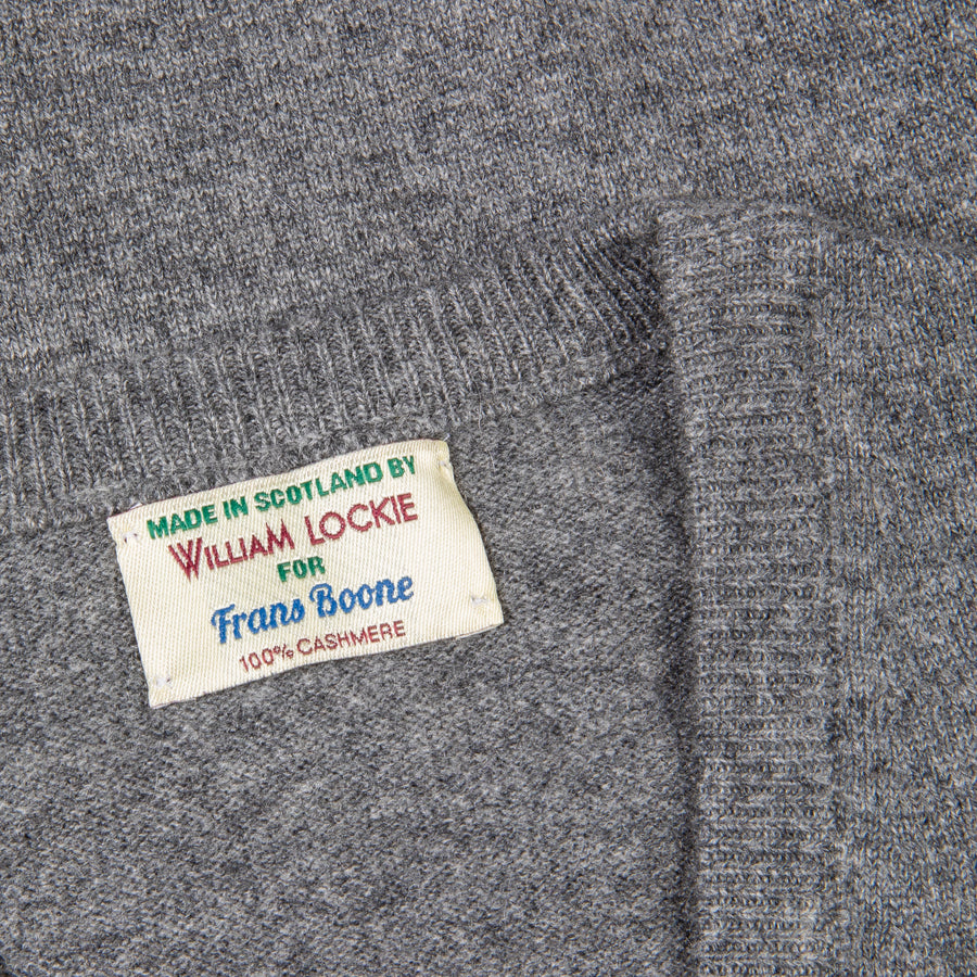 William Lockie Oxton Cashmere V-Neck Dolomite