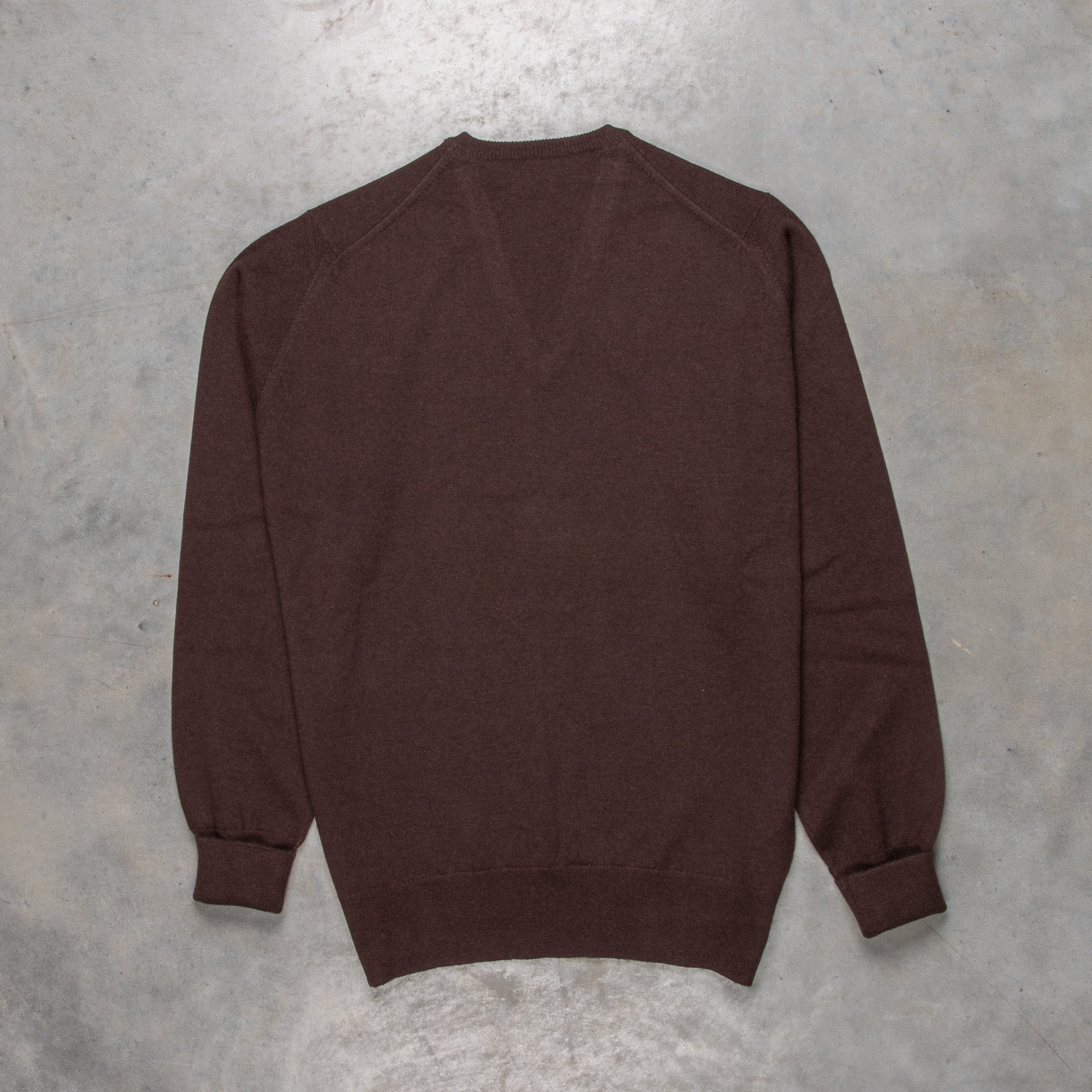William Lockie Oxton Cashmere Crew Neck Ebony